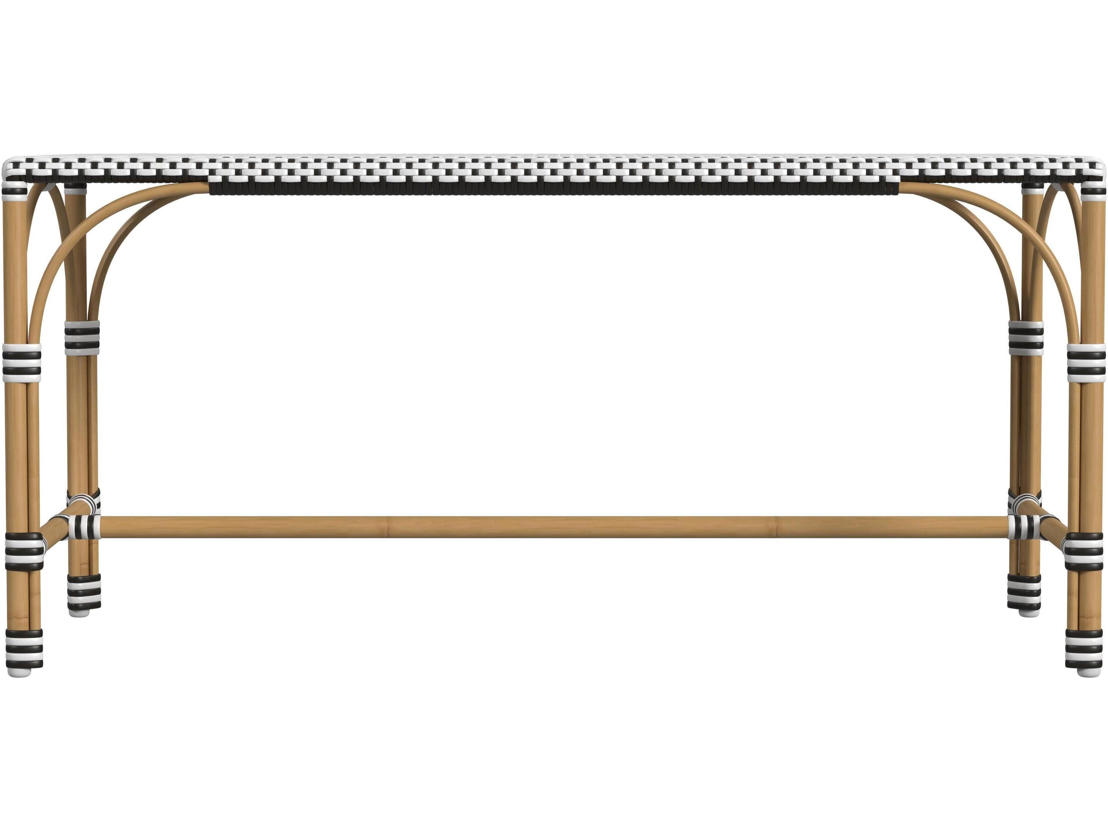 Butler Outdoor Tobias Aluminum Wicker Bench