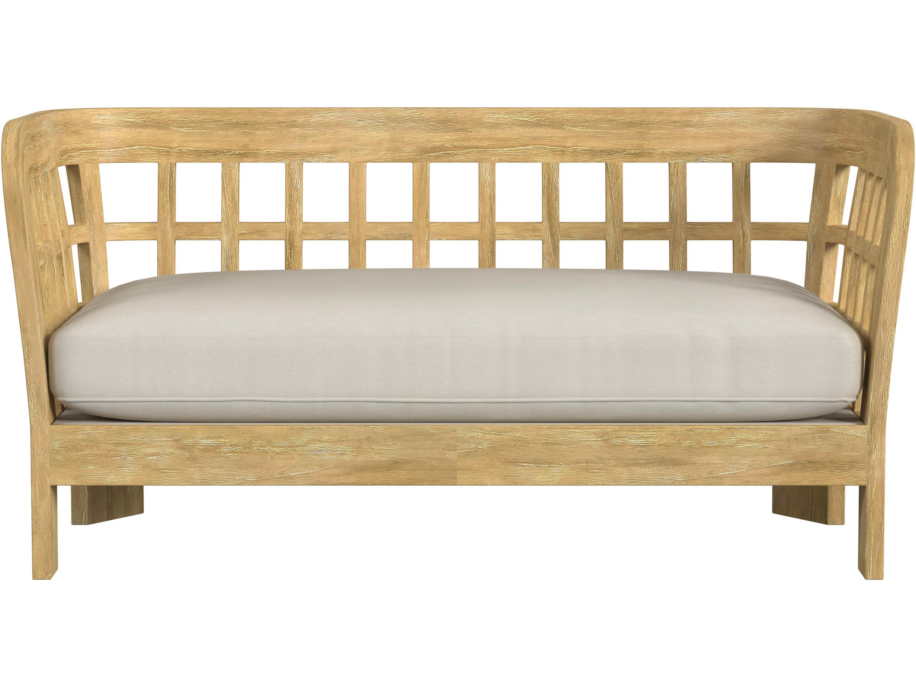 Butler Outdoor Monhegan Teak Cushion Loveseat