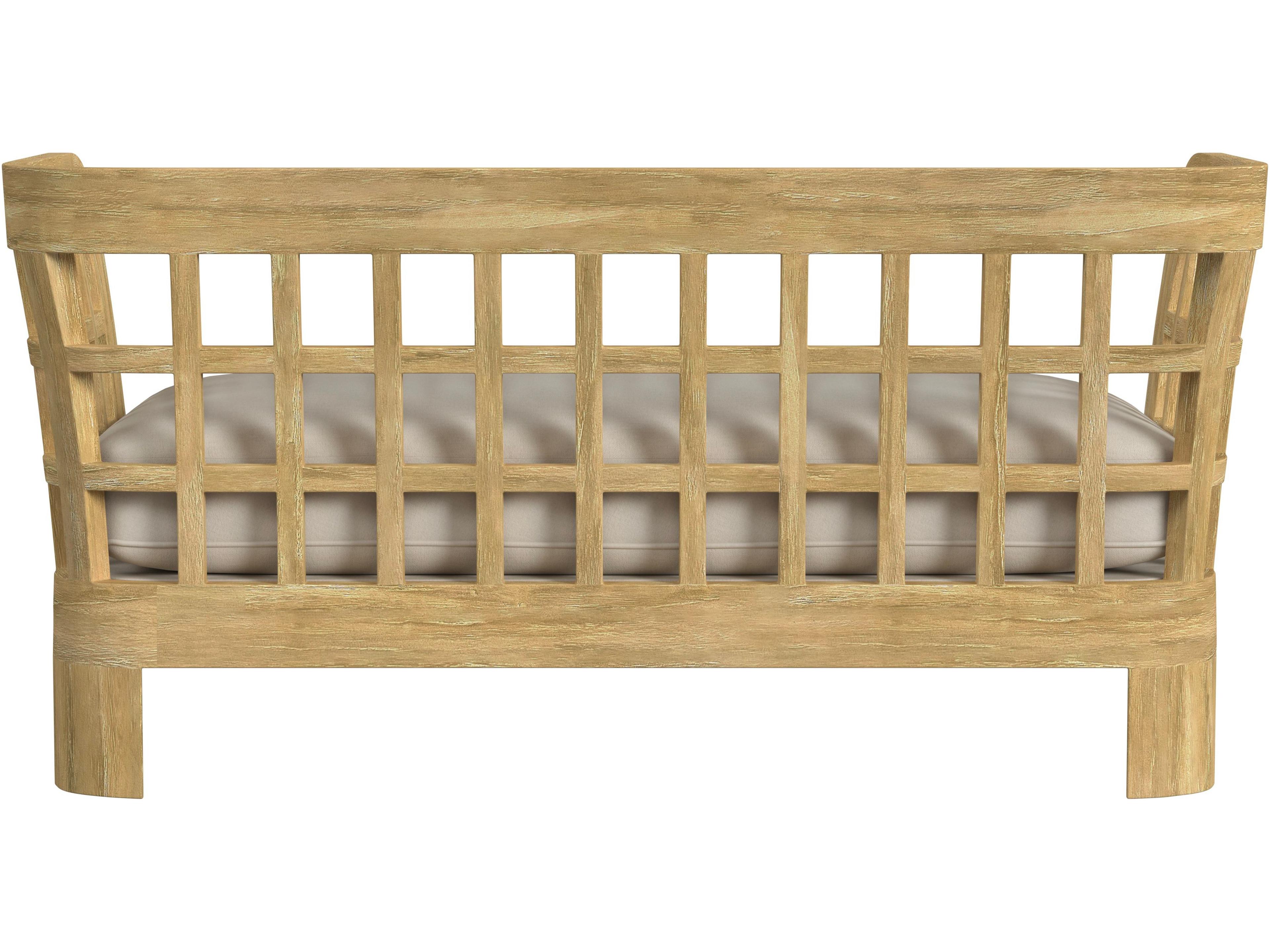 Butler Outdoor Monhegan Teak Cushion Loveseat