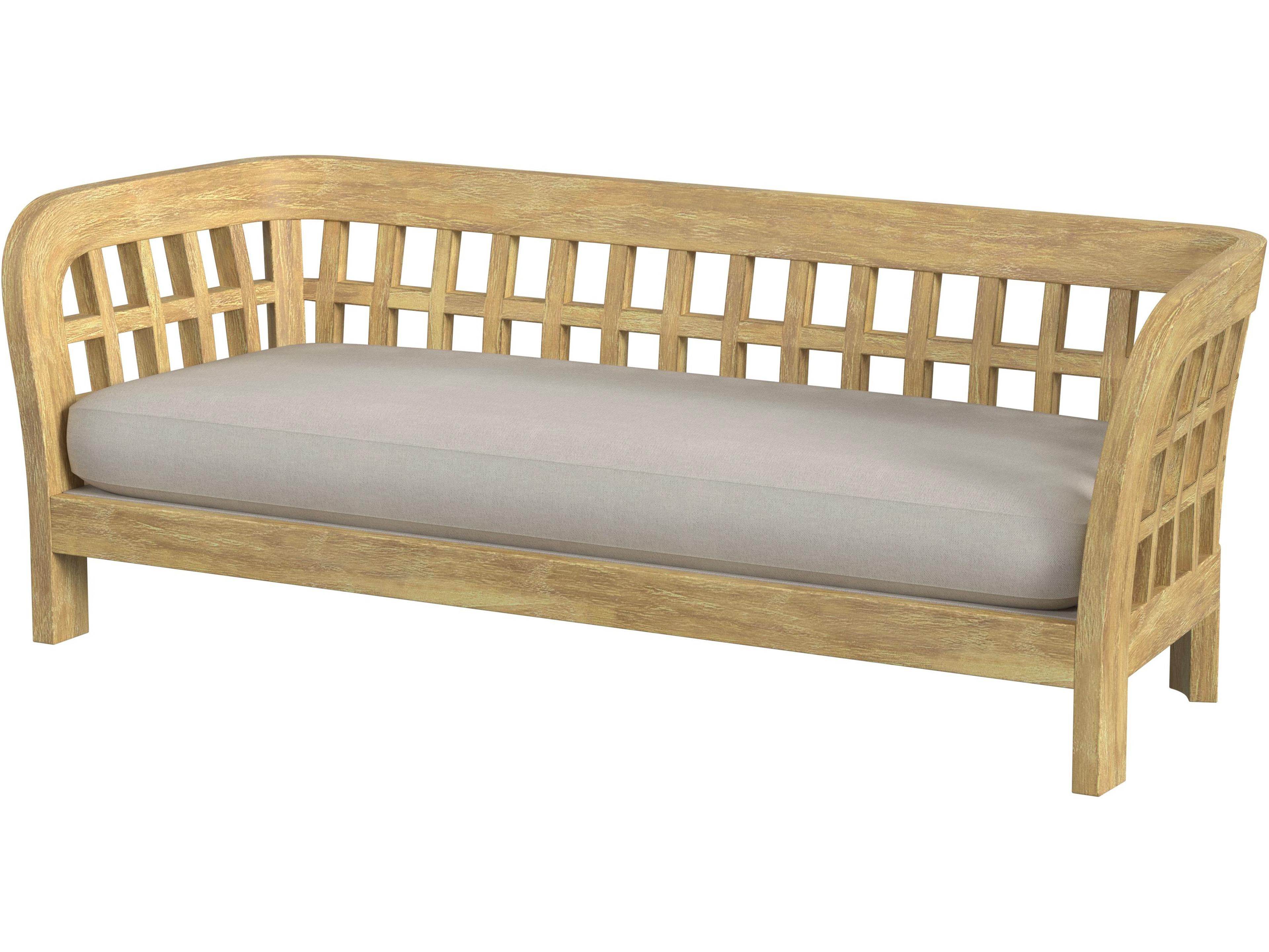 Monhegan Teak Cushion Sofa