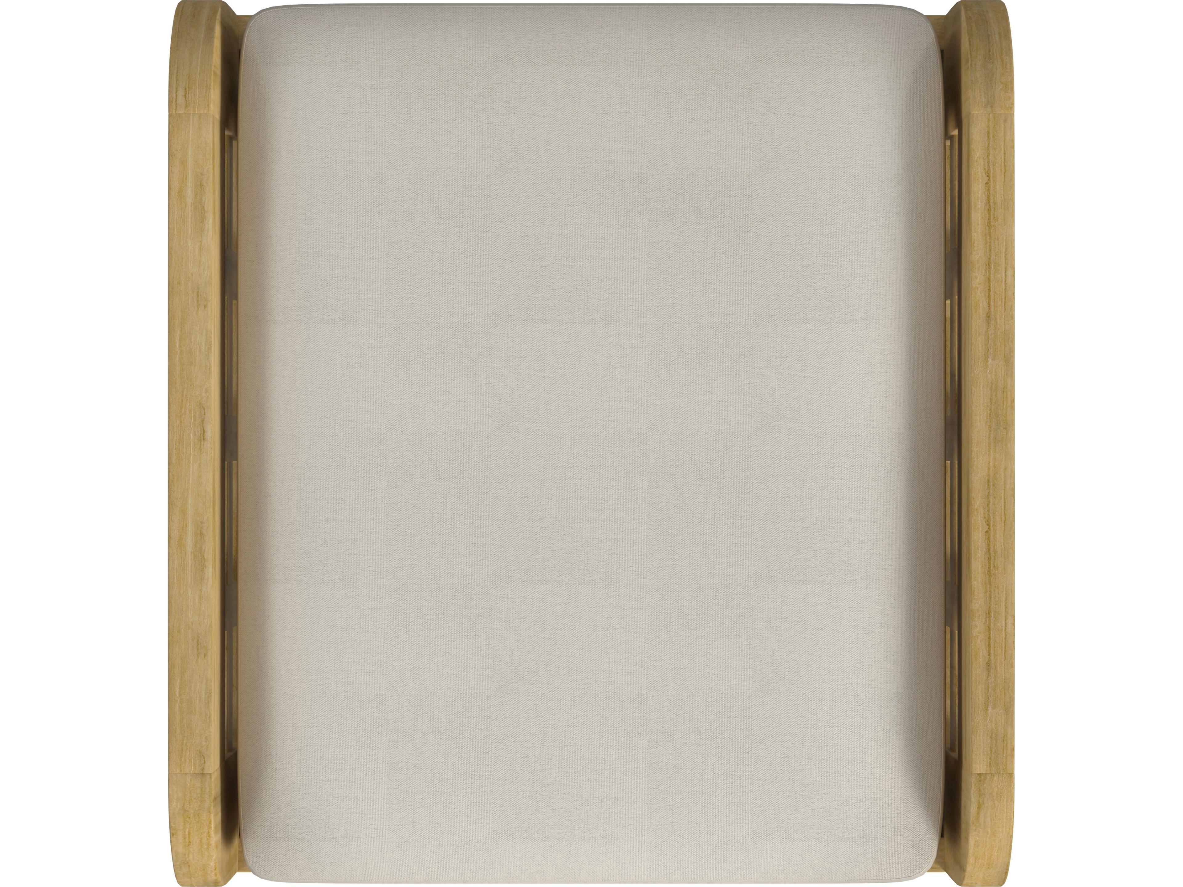 Butler Outdoor Monhegan Teak Cushion Ottoman