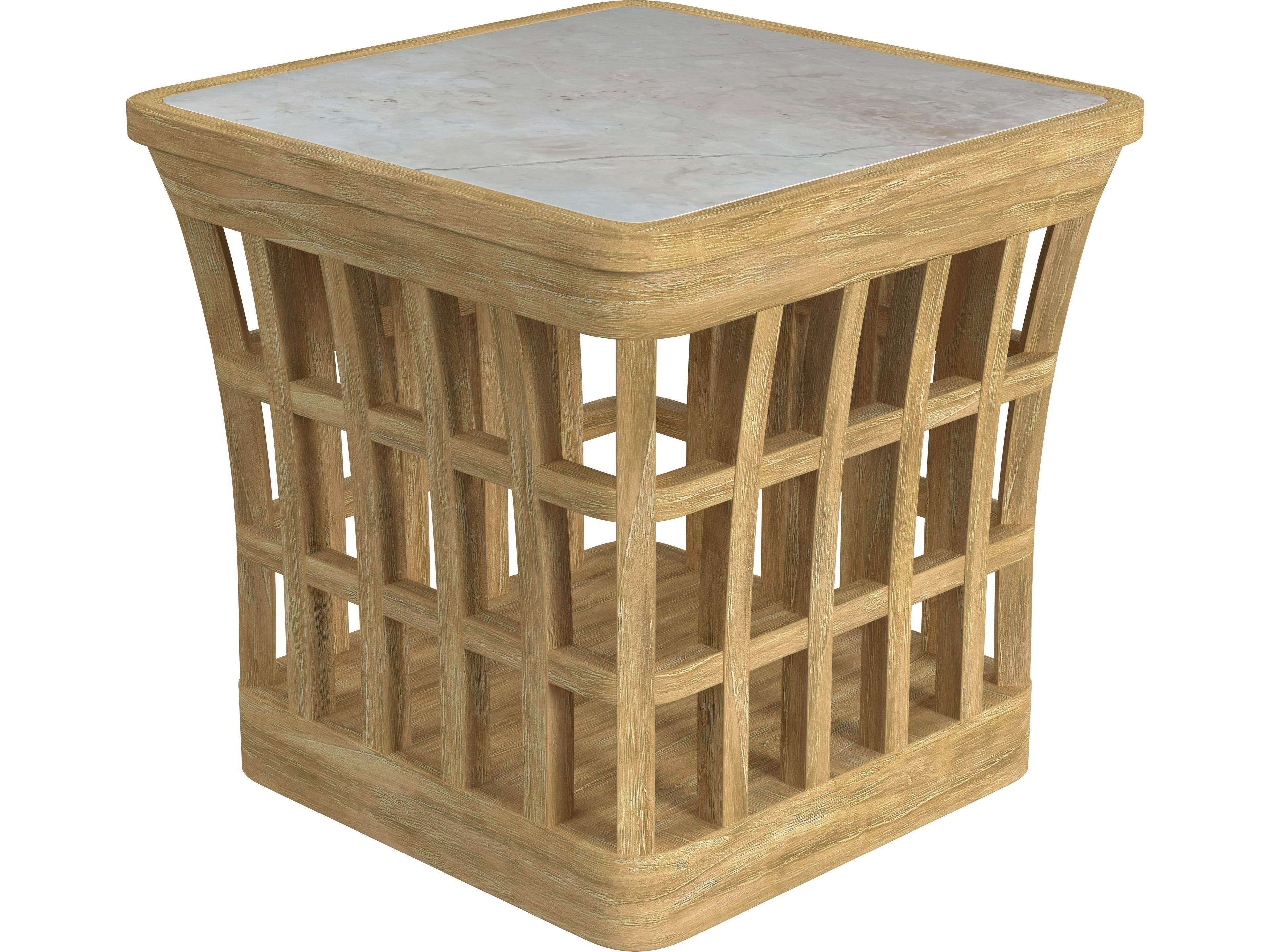 Butler Outdoor Monhegan Teak Square End Table