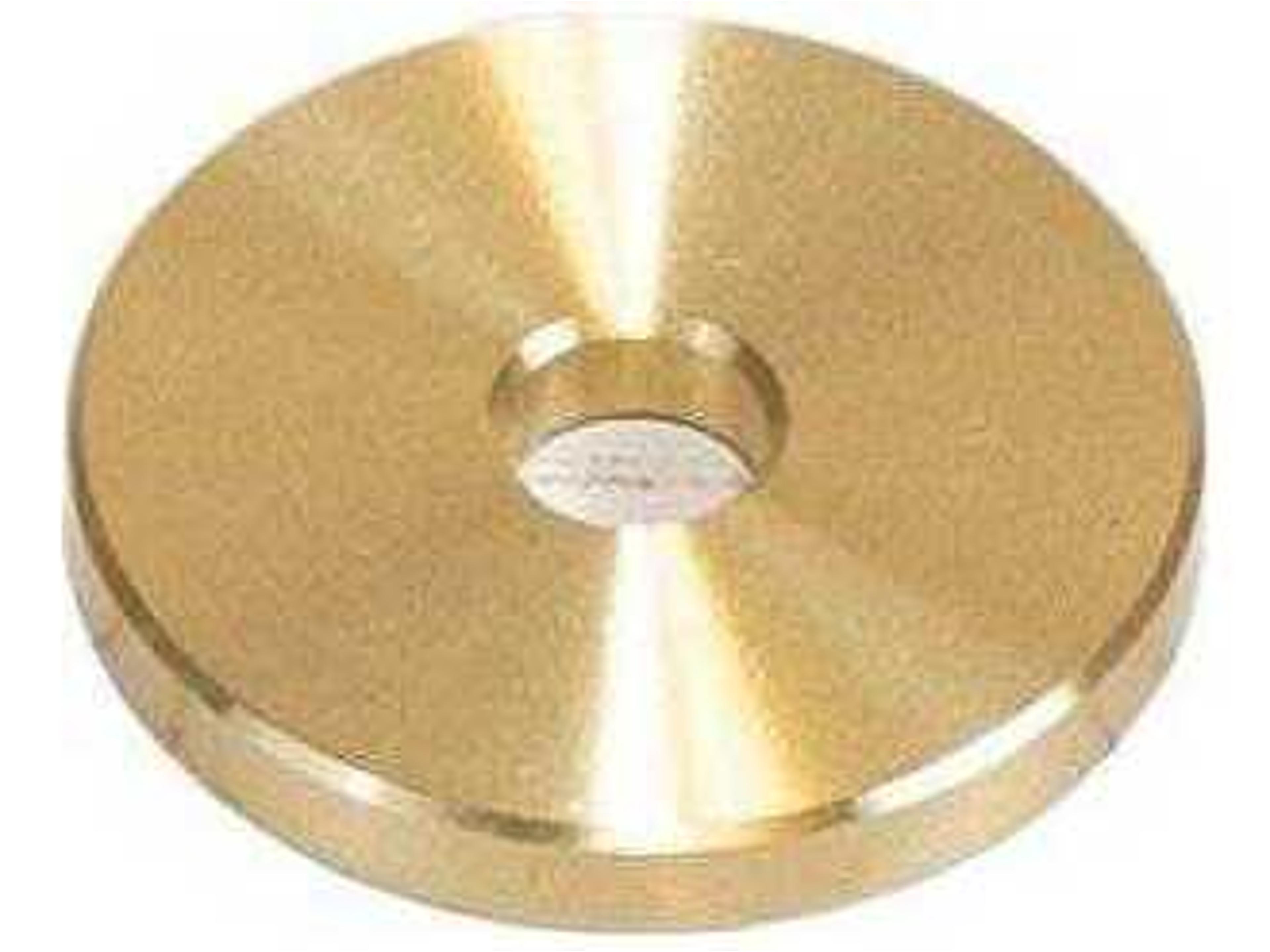 Brass T-Bar and Closet Bar Mounting Disc