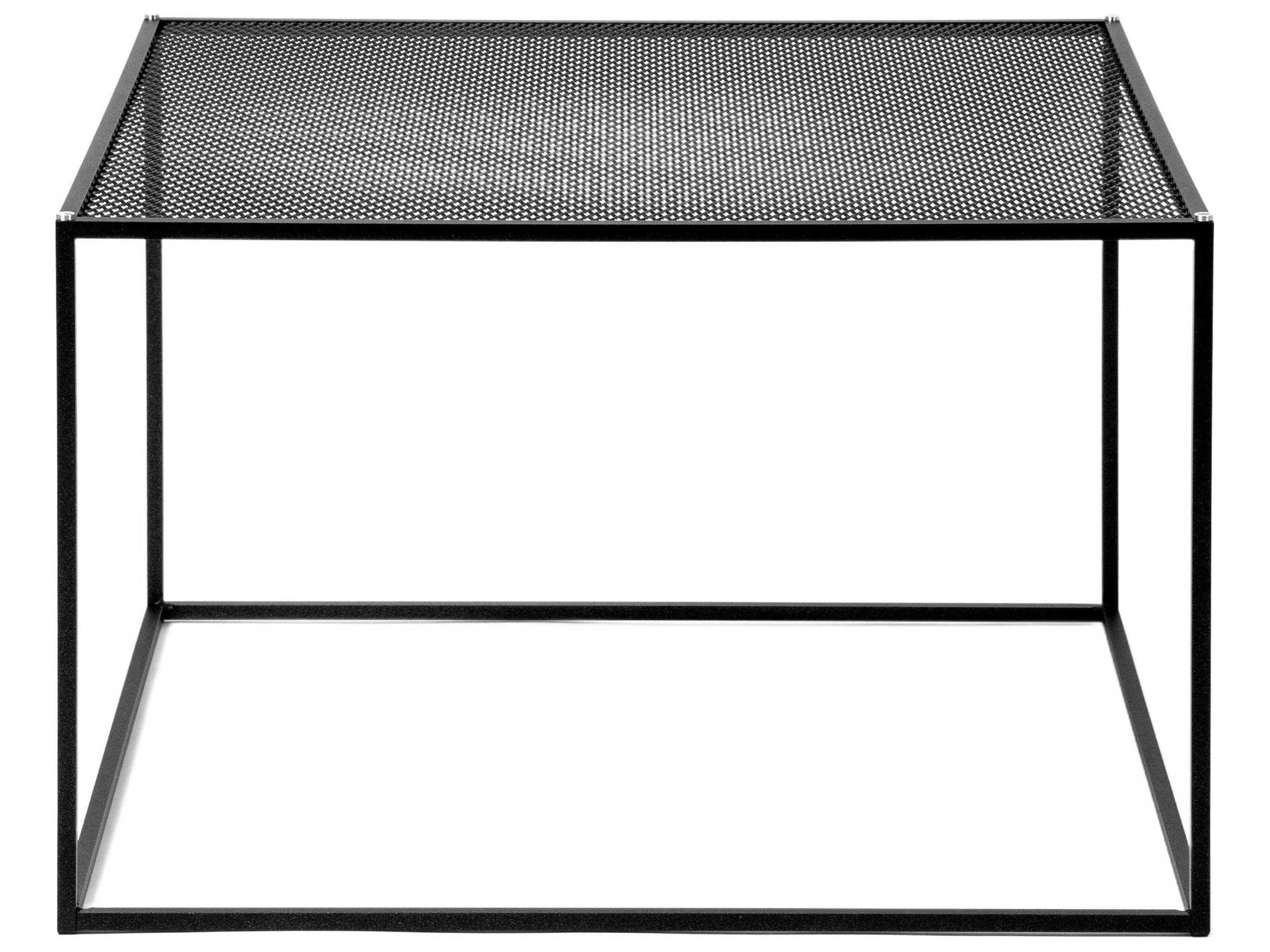 Buster + Punch Meshed Rectangular Steel Black Coffee Table