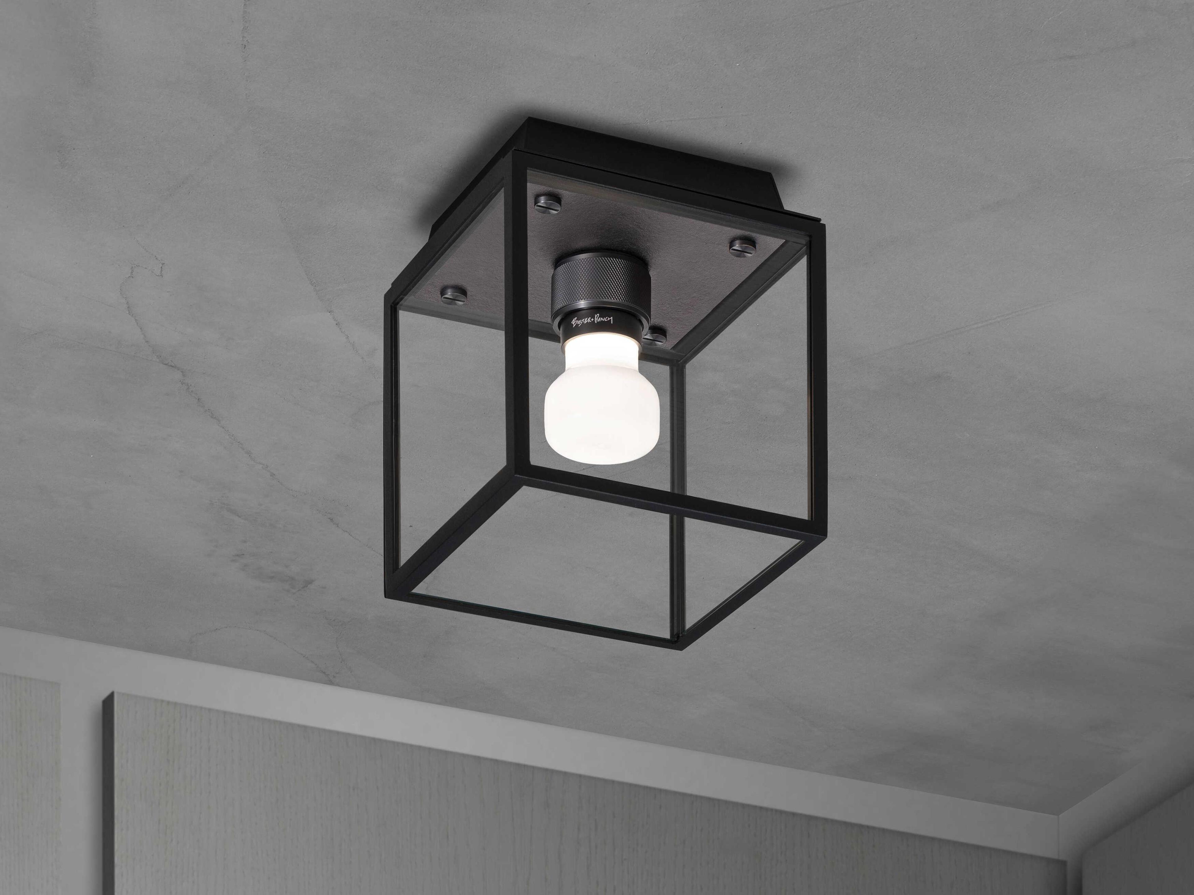 Buster + Punch Caged 1-Light Outdoor Ceiling Light