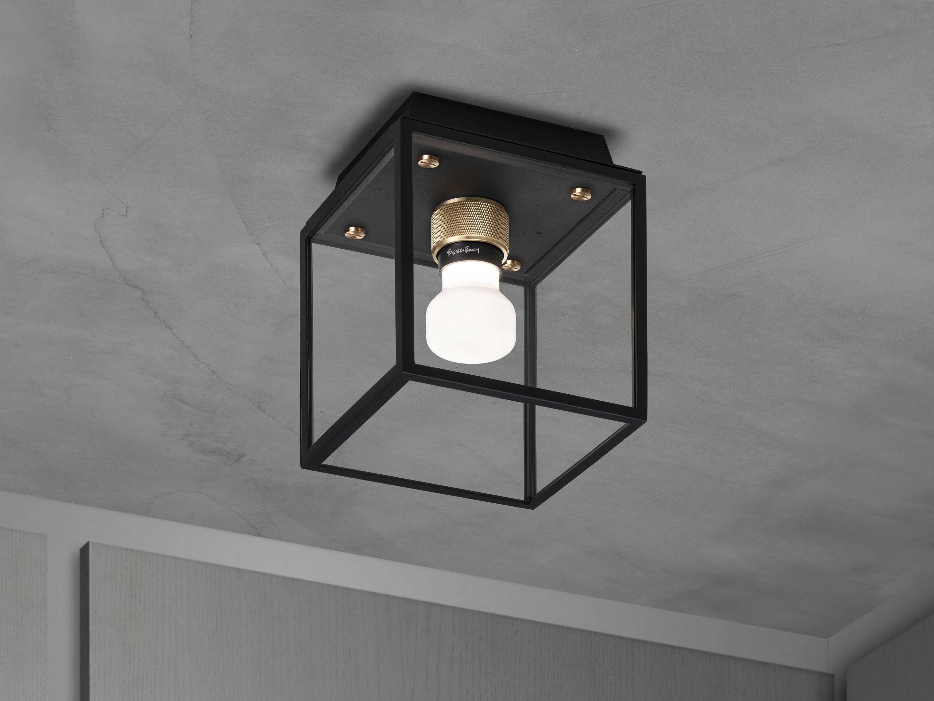 Buster + Punch Caged 1-Light Outdoor Ceiling Light