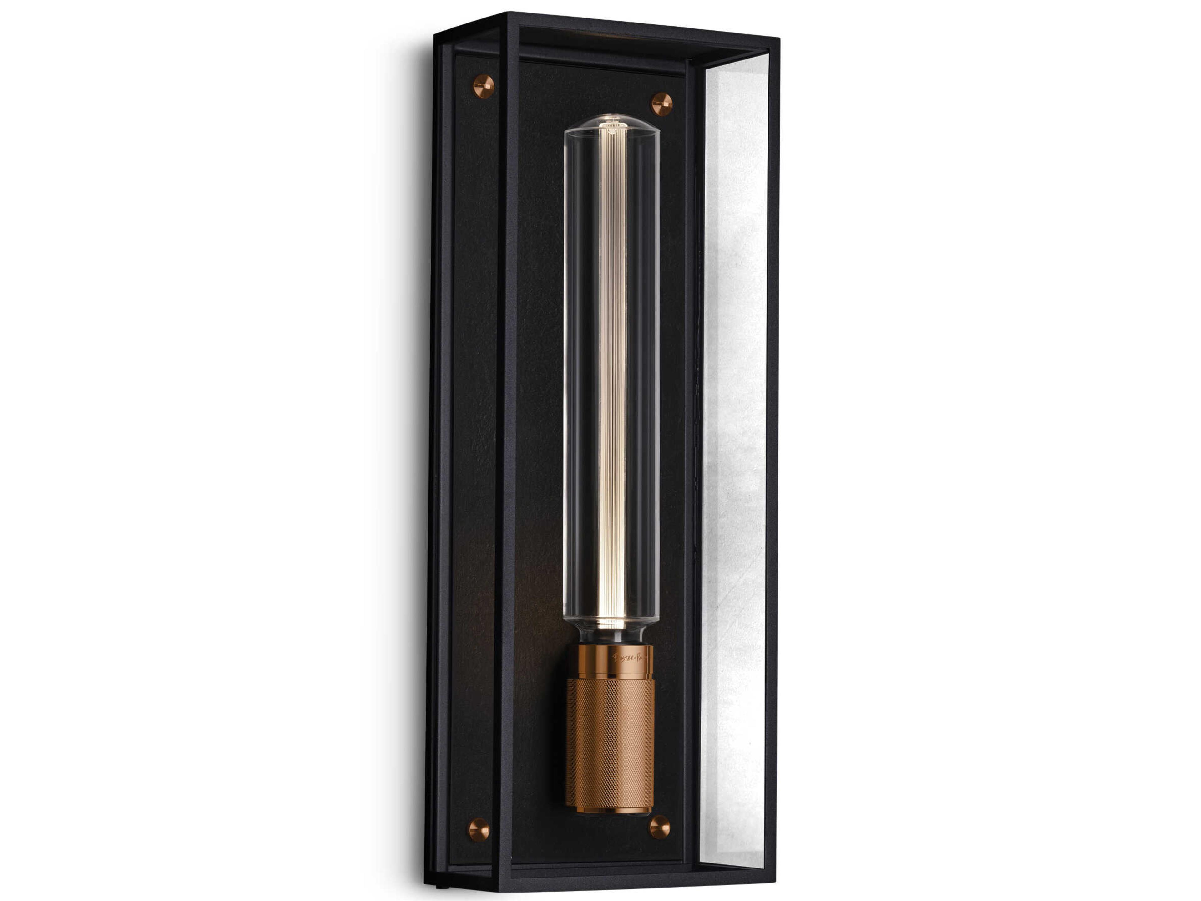 Caged Cross Outdoor Wall Light