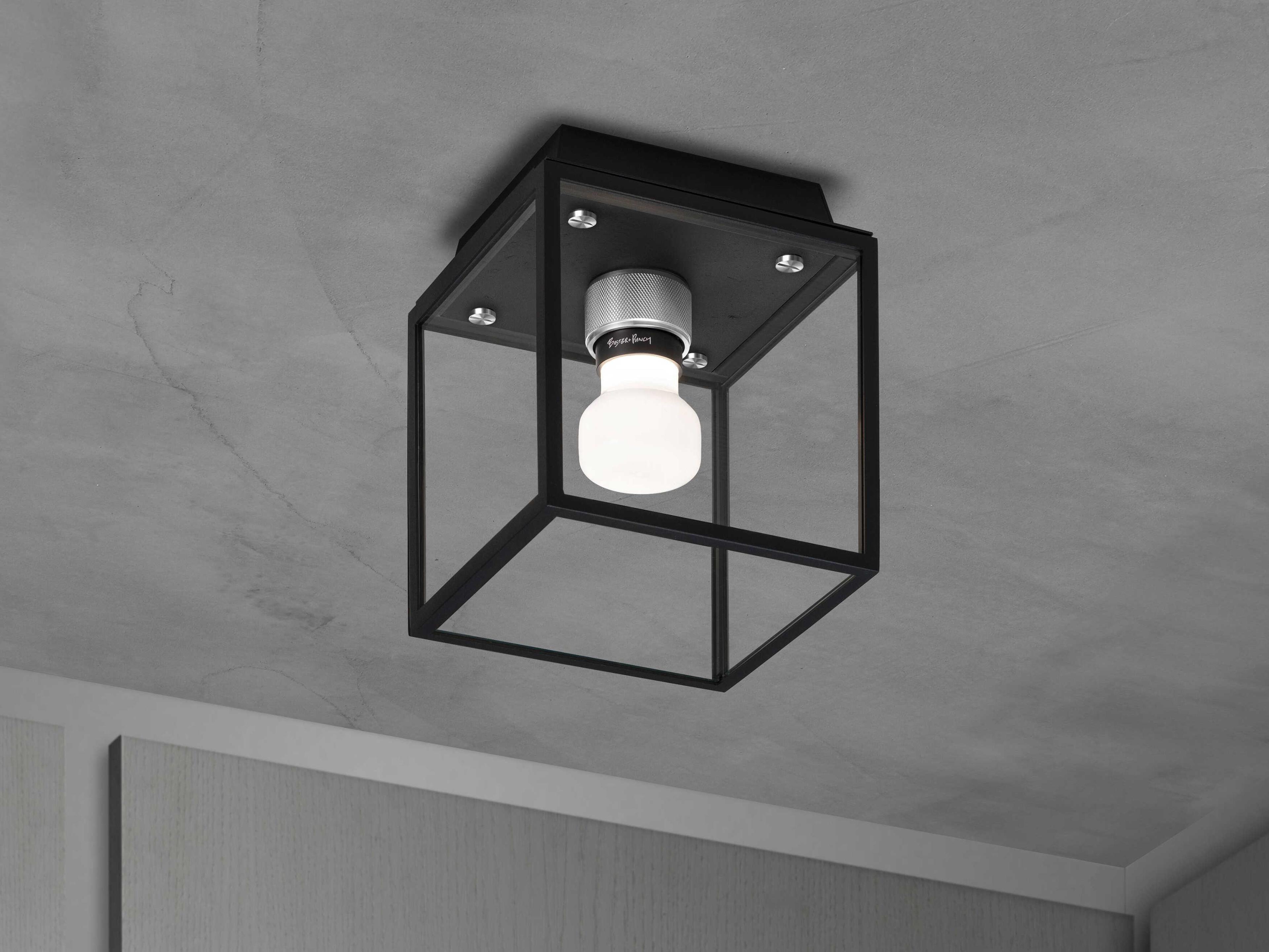 Buster + Punch Caged 1-Light Outdoor Ceiling Light