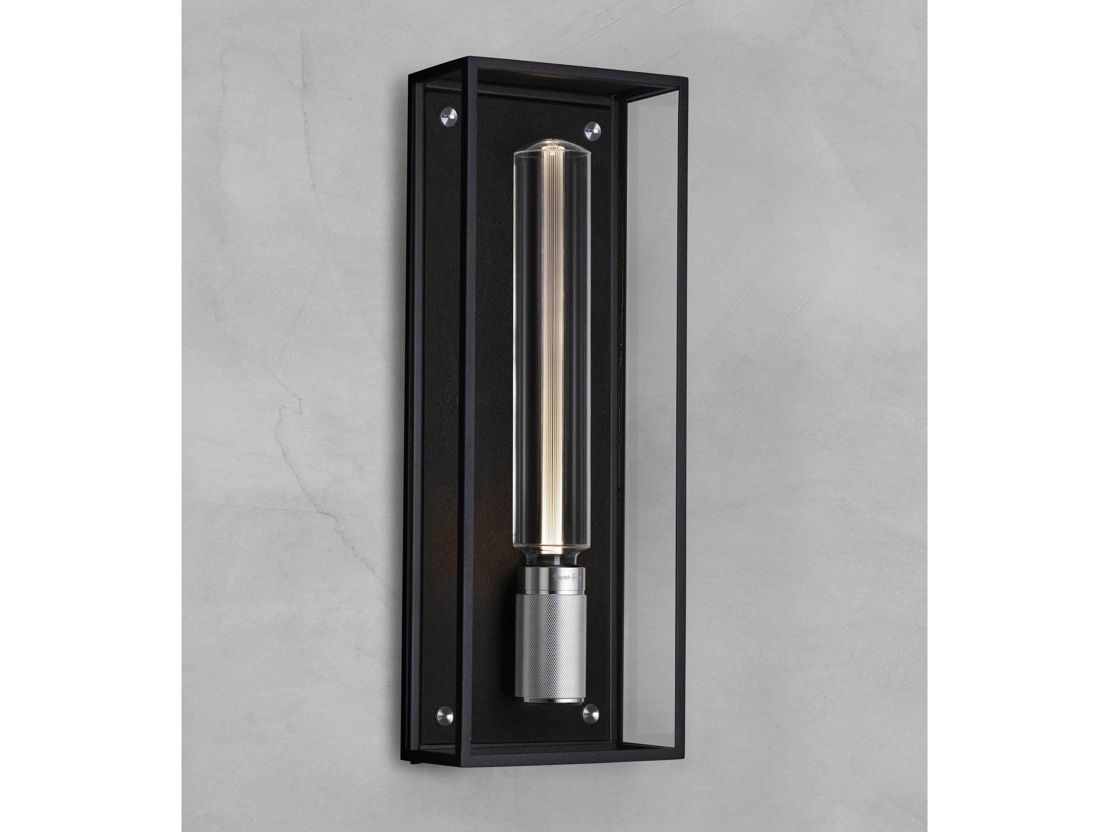 Buster + Punch Caged 1-Light Outdoor Wall Light