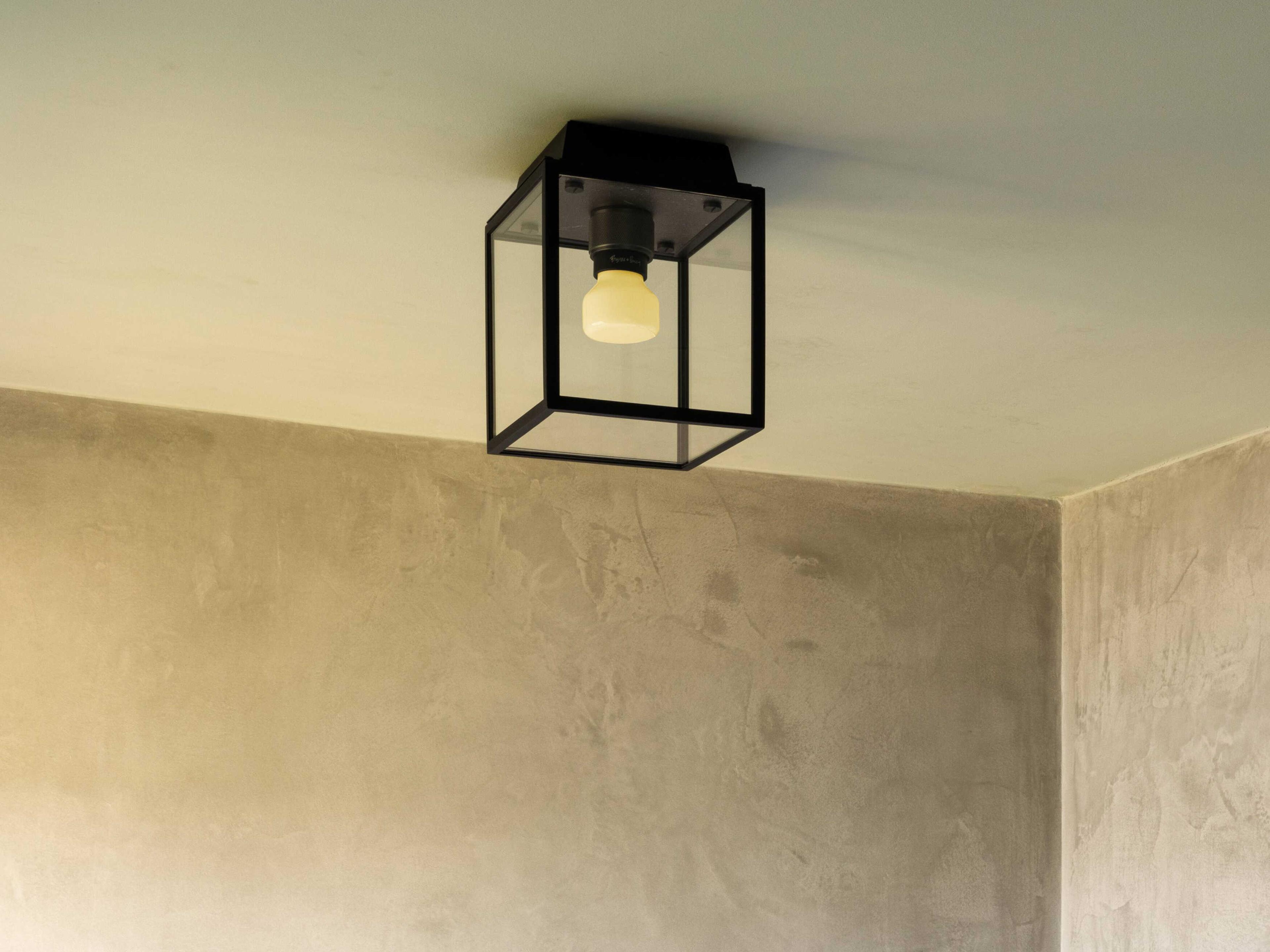 Buster + Punch Caged 1-Light Outdoor Ceiling Light