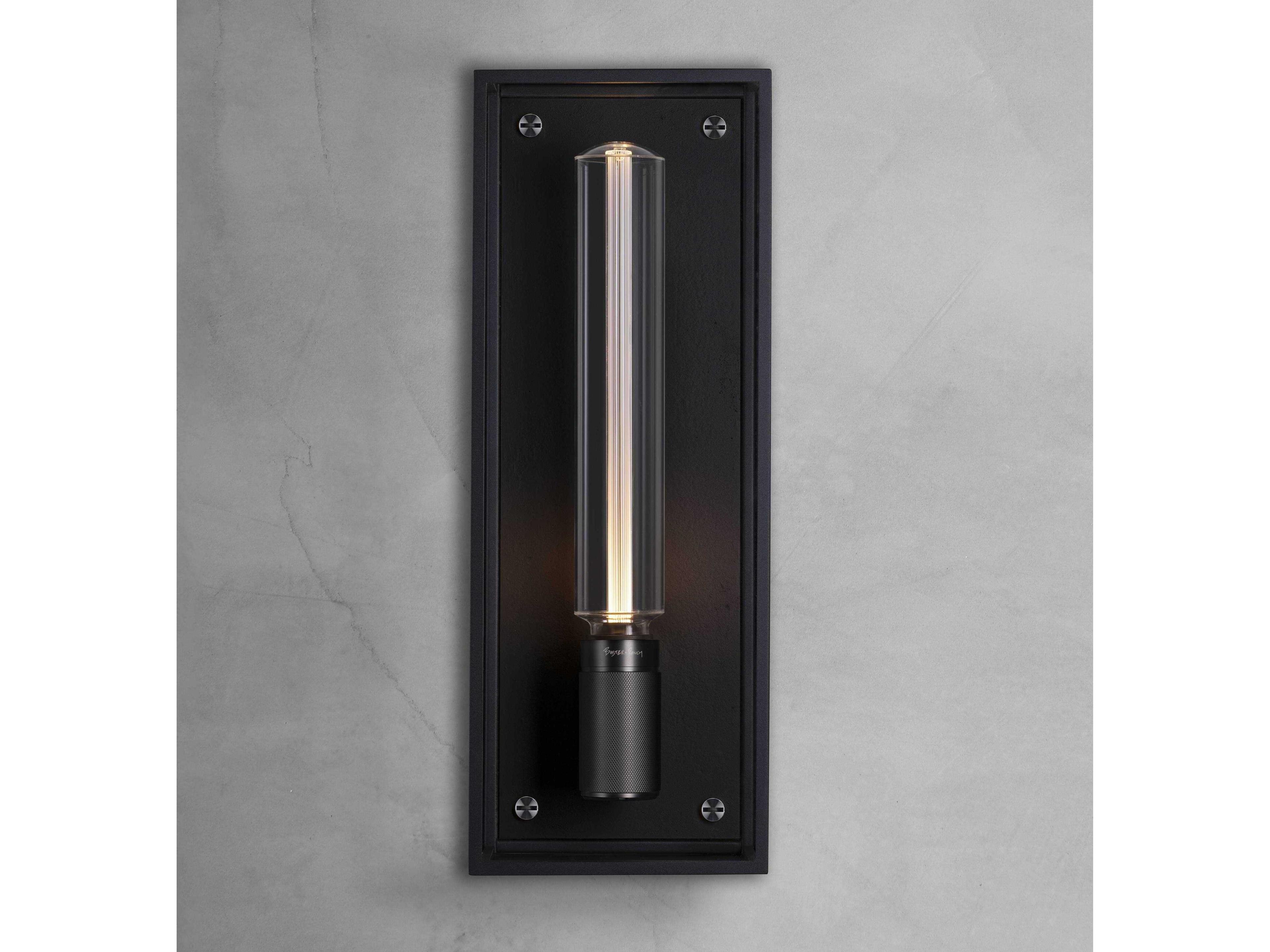 Buster + Punch Caged 1-Light Outdoor Wall Light