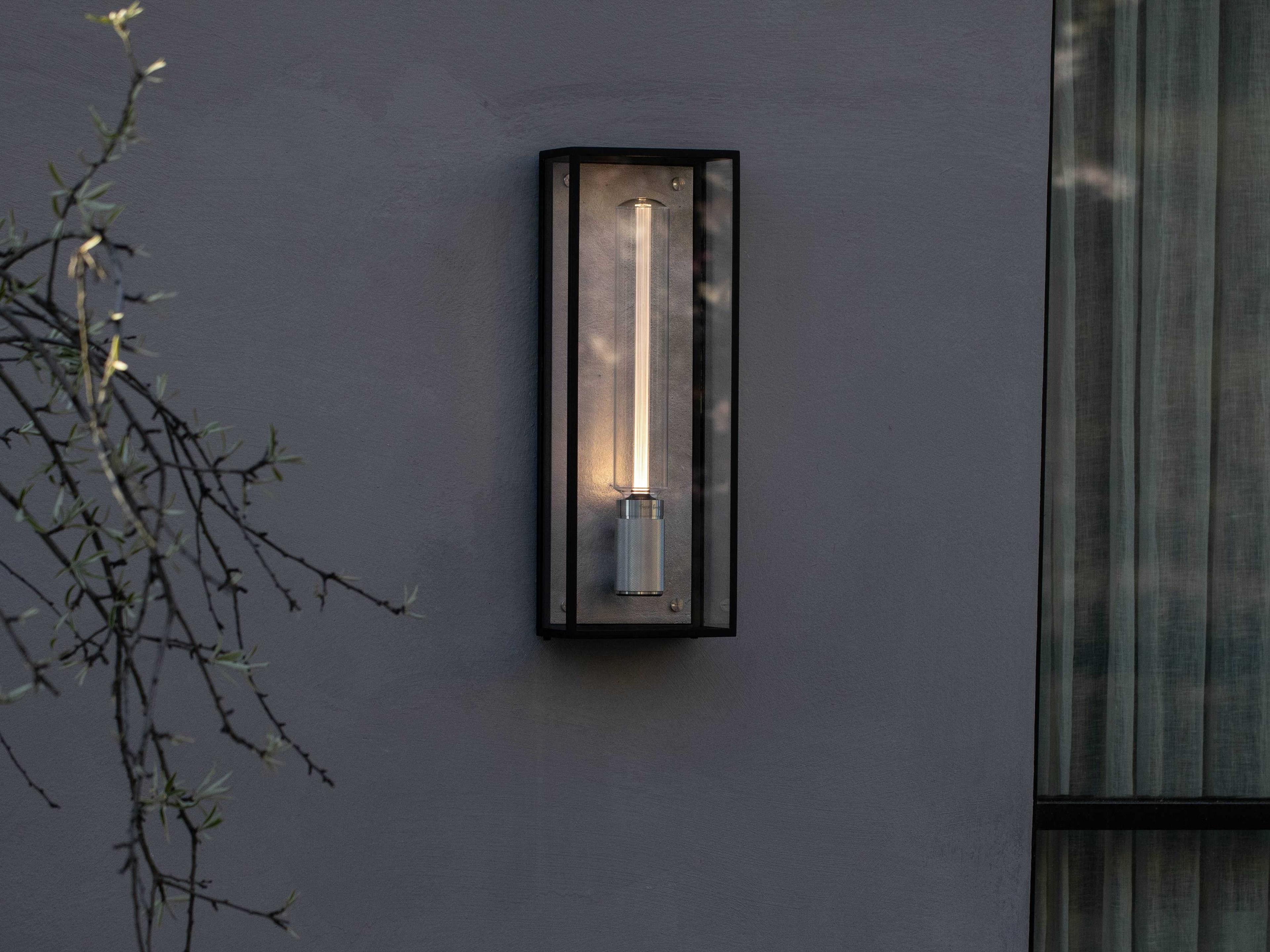 Buster + Punch Caged 1-Light Outdoor Wall Light