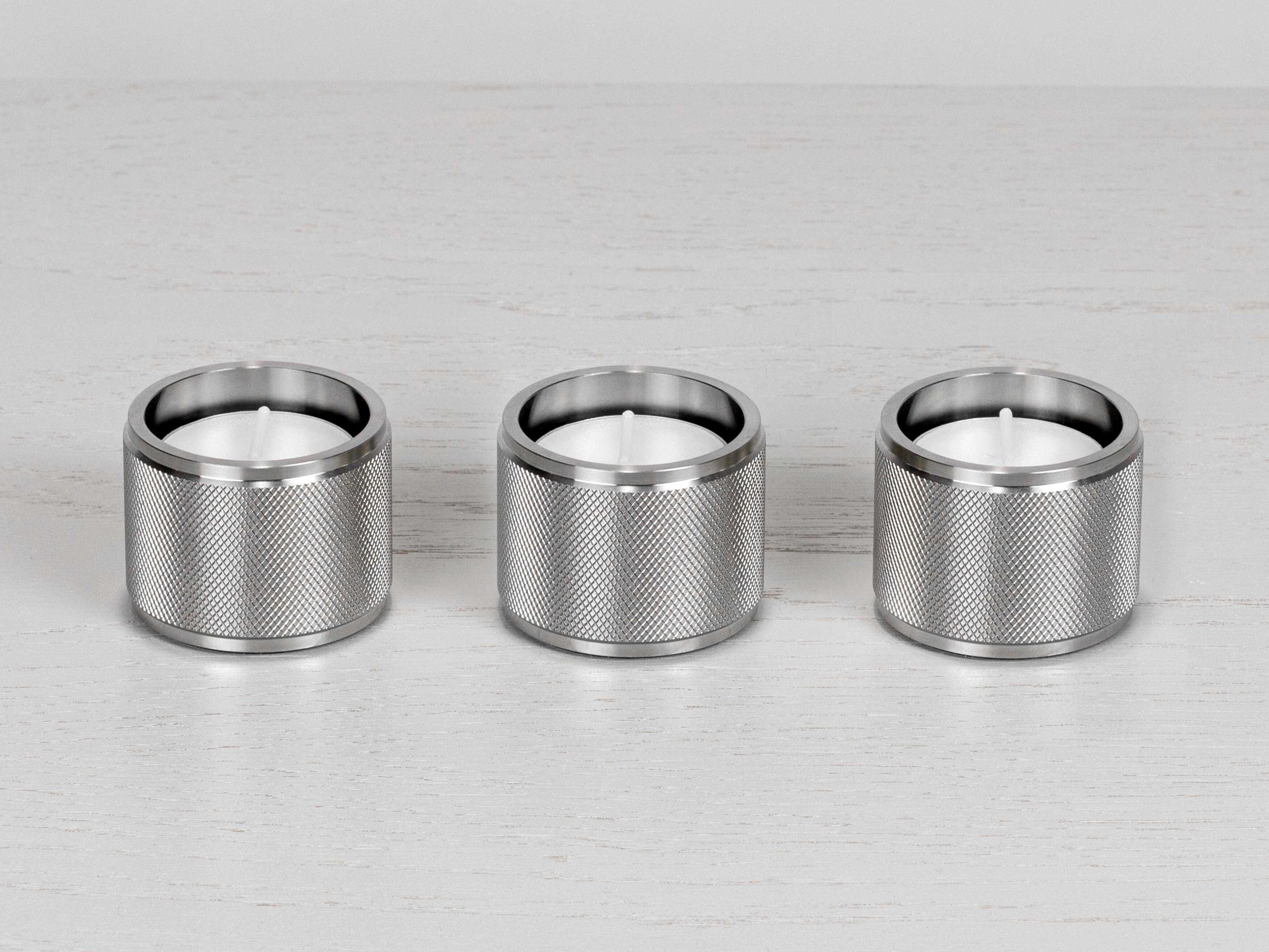 Buster + Punch Steel Tealight Candle Holder Set of 3