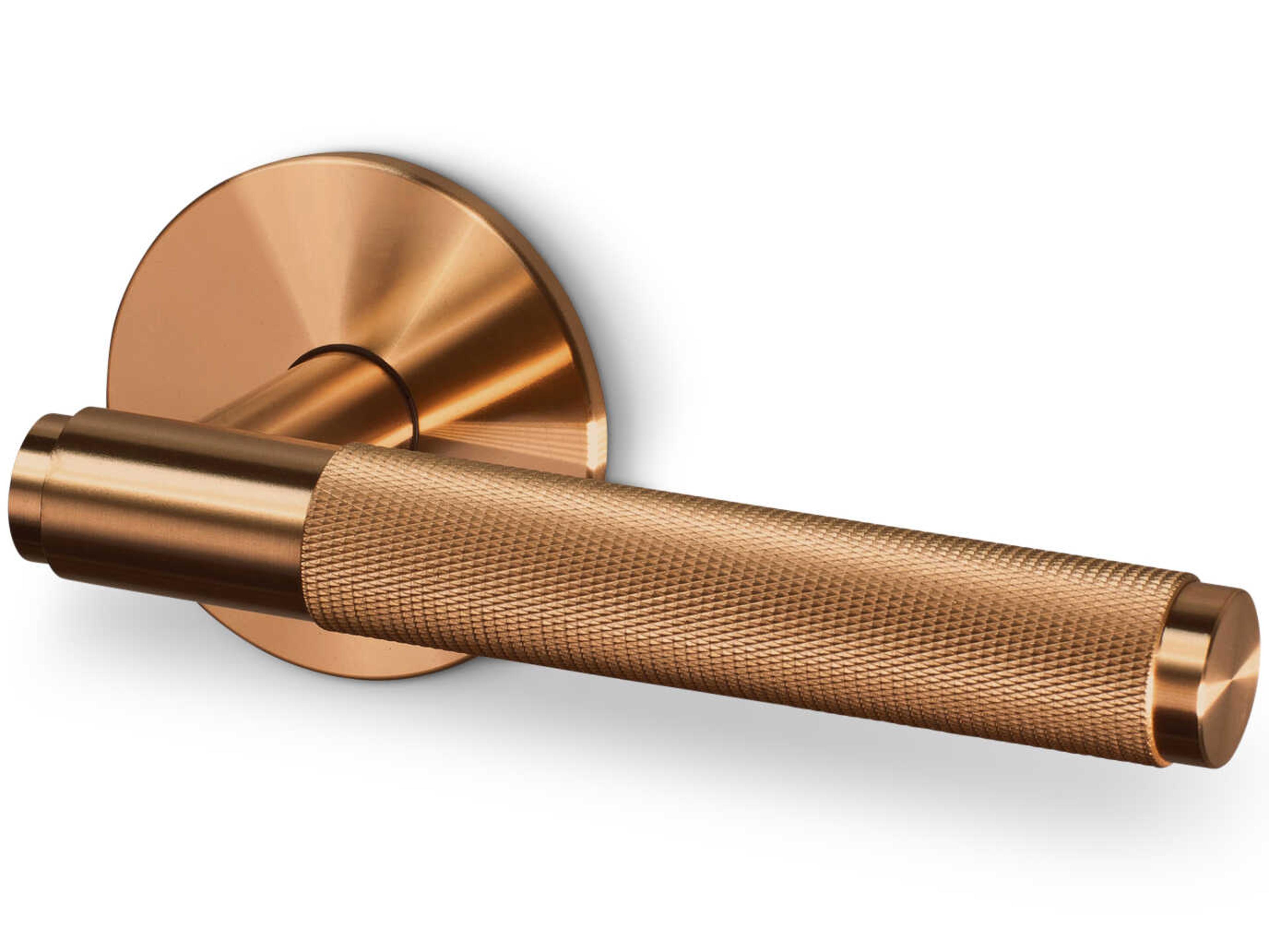 Warm Sunset Cross Passage Door Handle Set