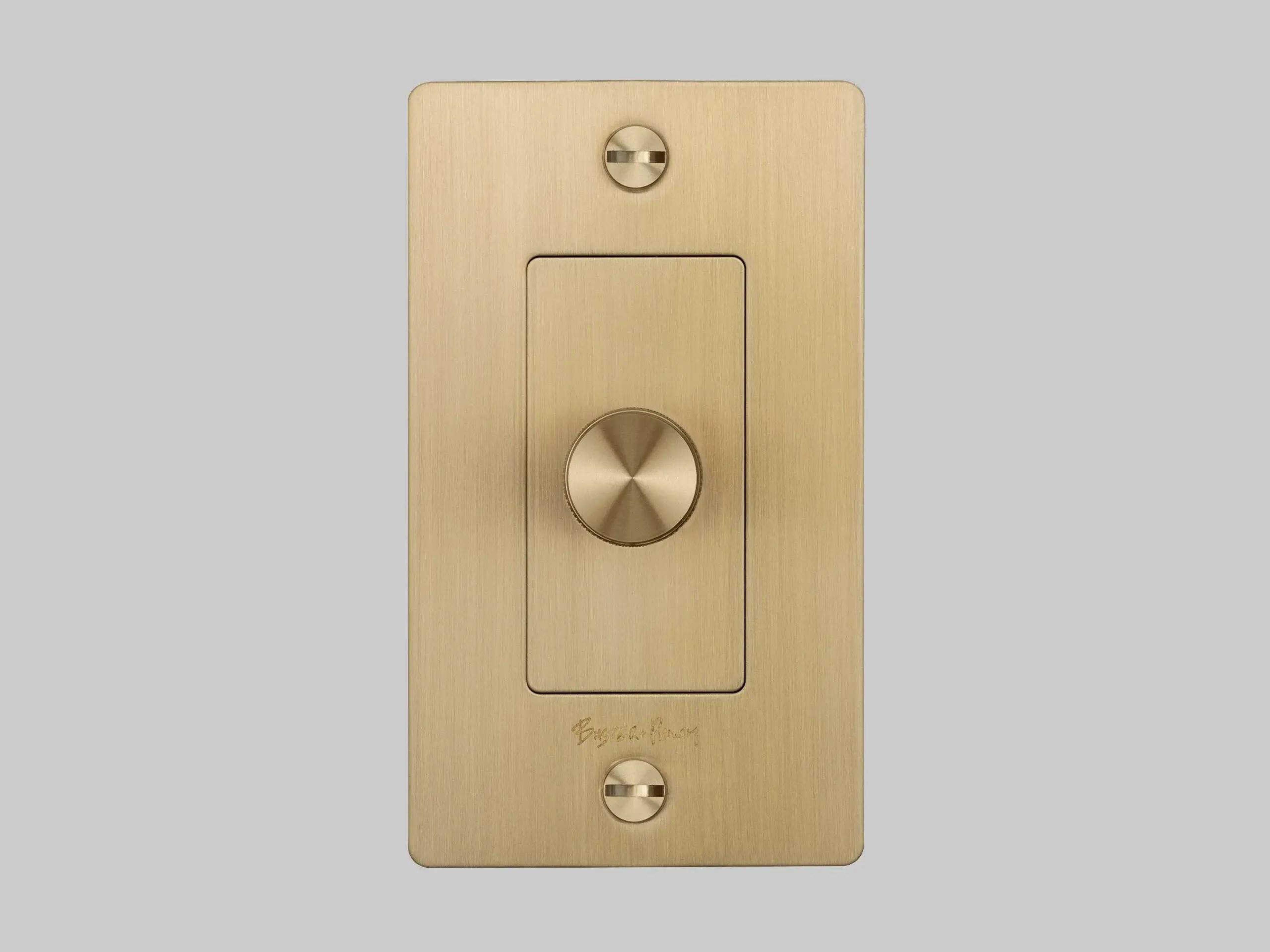 Buster + Punch Brass Cross Dimmer Switch