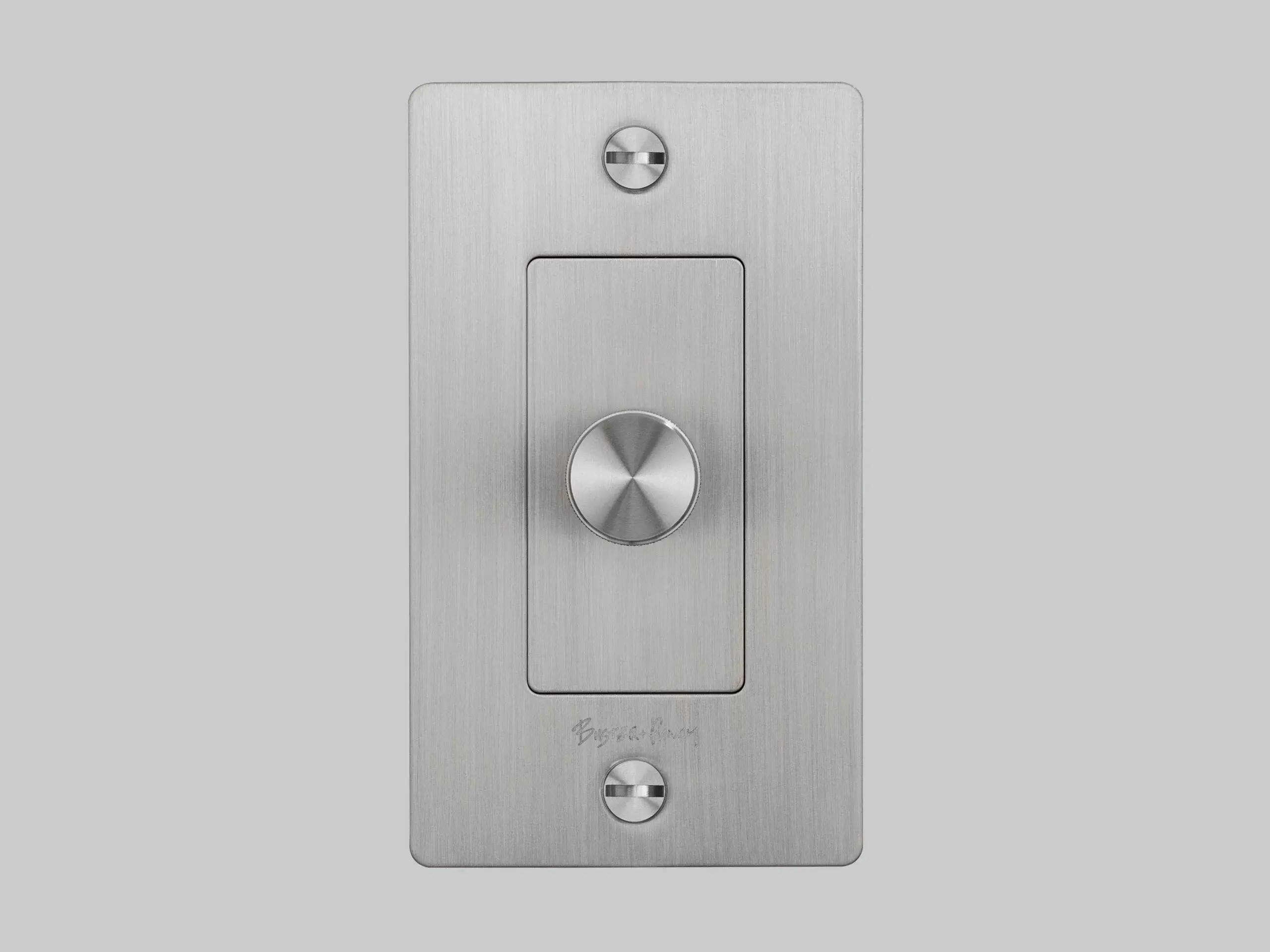 Buster + Punch Steel Cross Dimmer Switch
