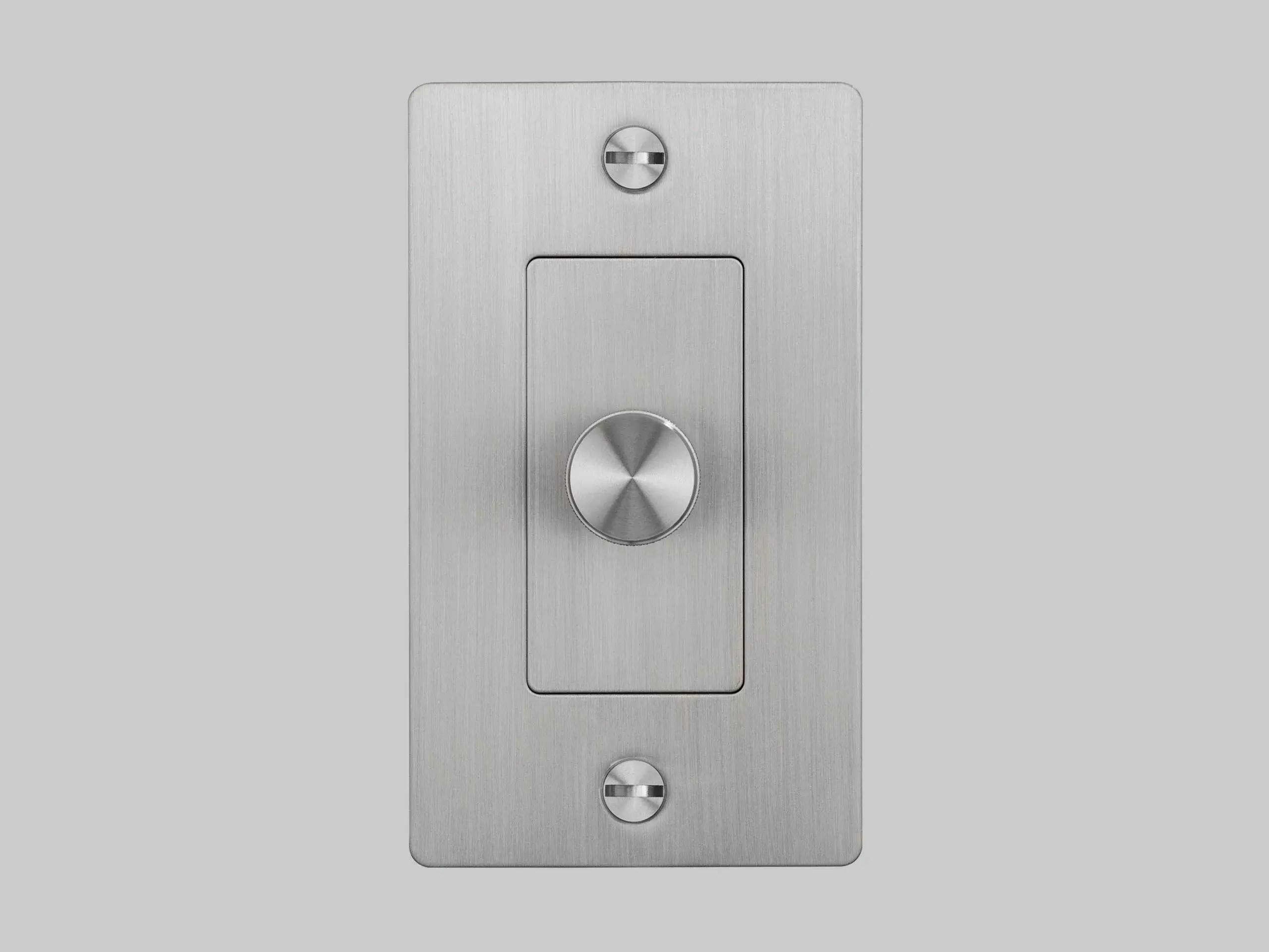 Buster + Punch Steel Cross Dimmer Switch