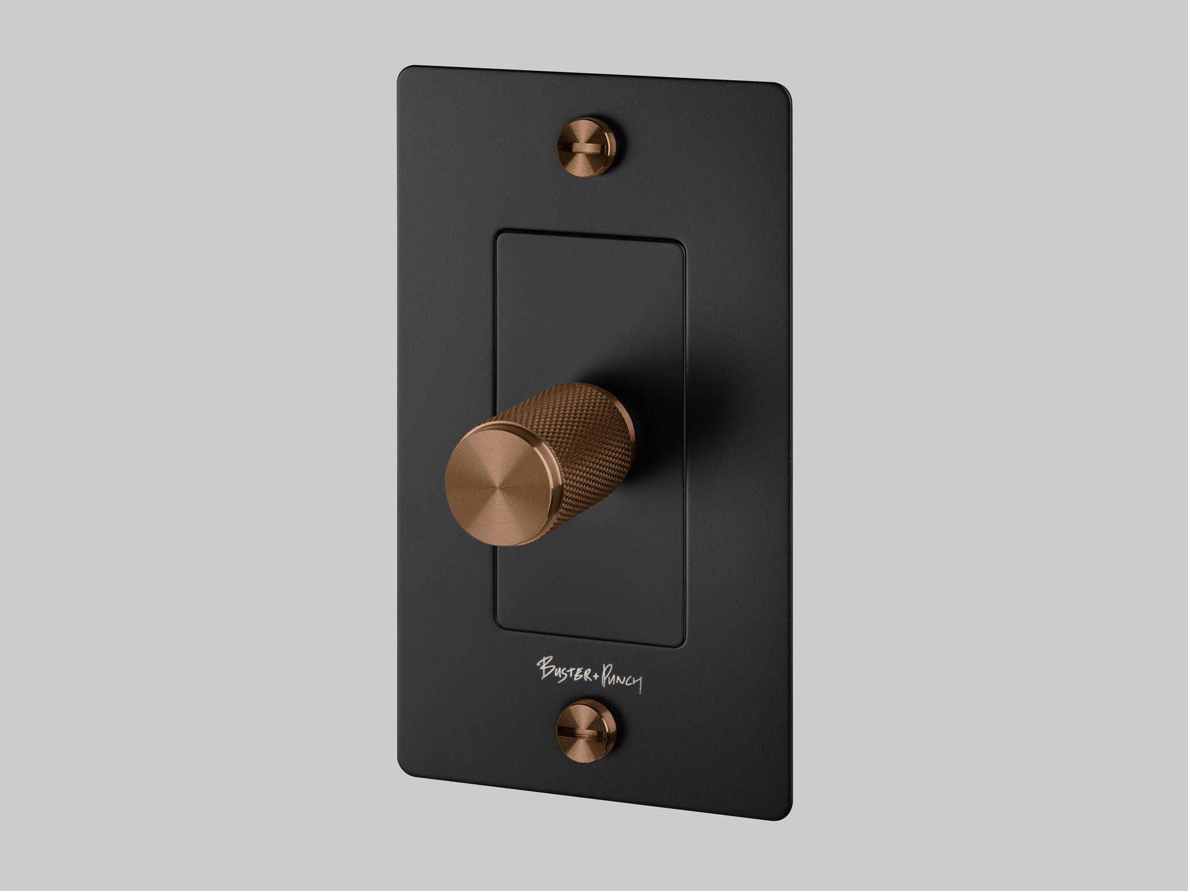 1G Black Warm Sunset Cross Dimmer