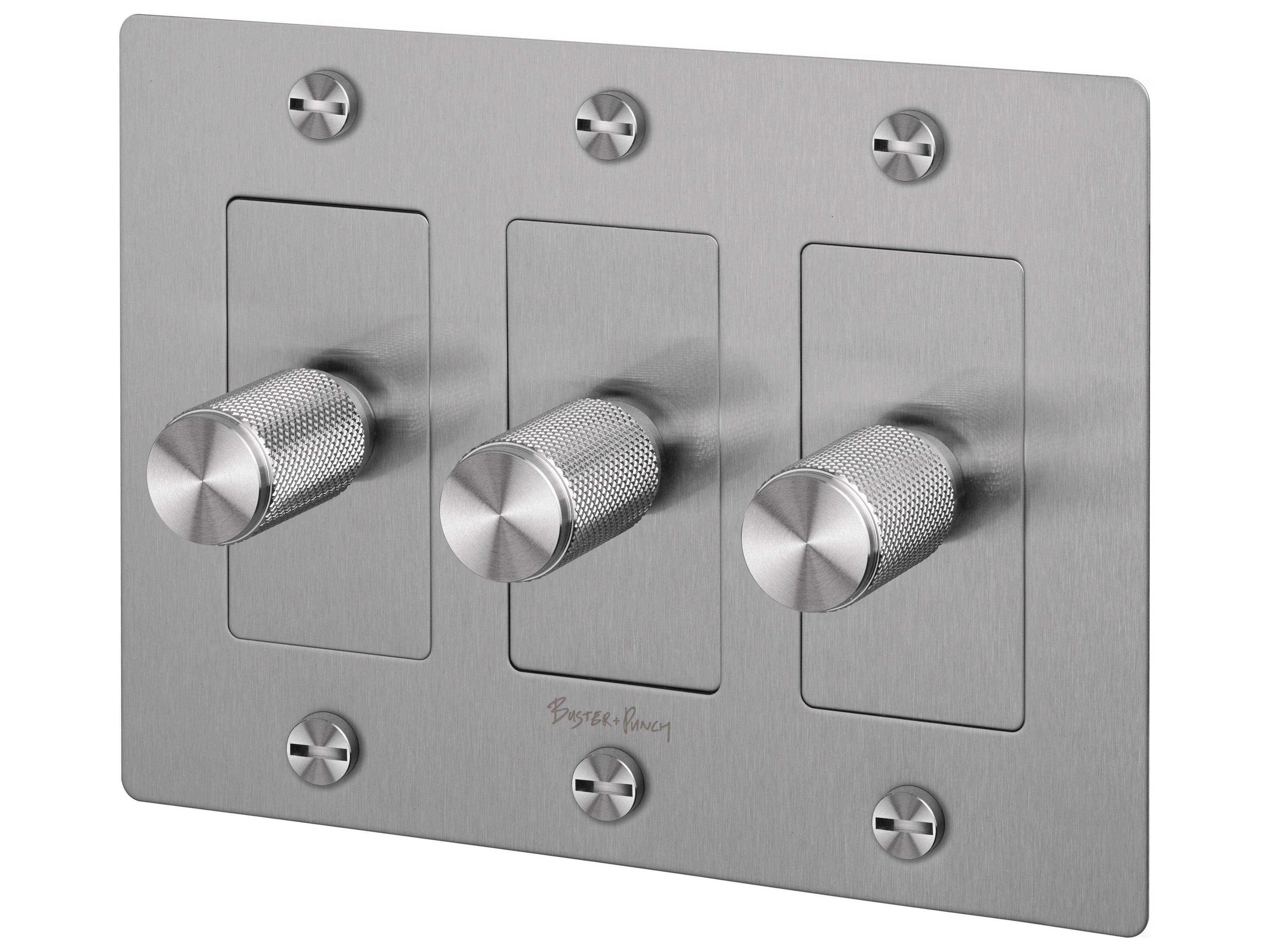 3G Steel Cross Dimmer