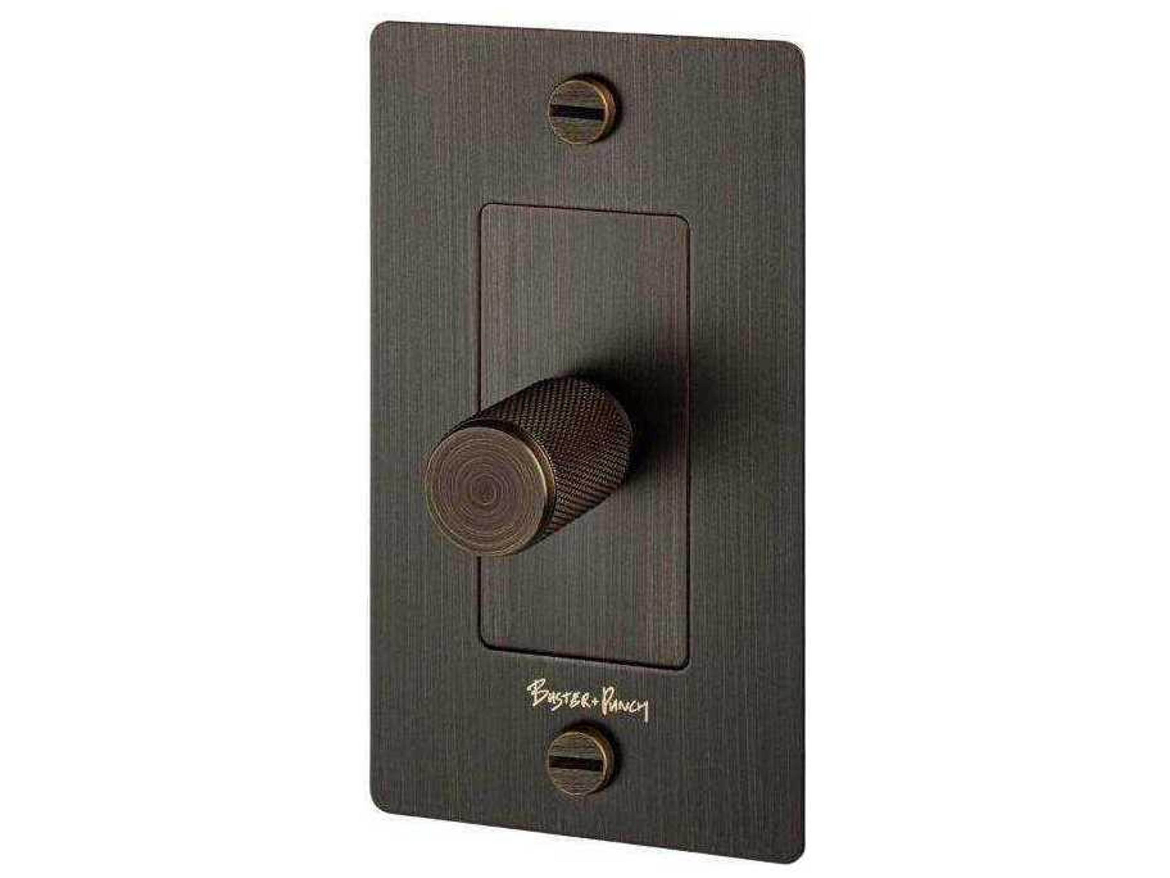 Buster + Punch Smoked Bronze Cross Dimmer Switch