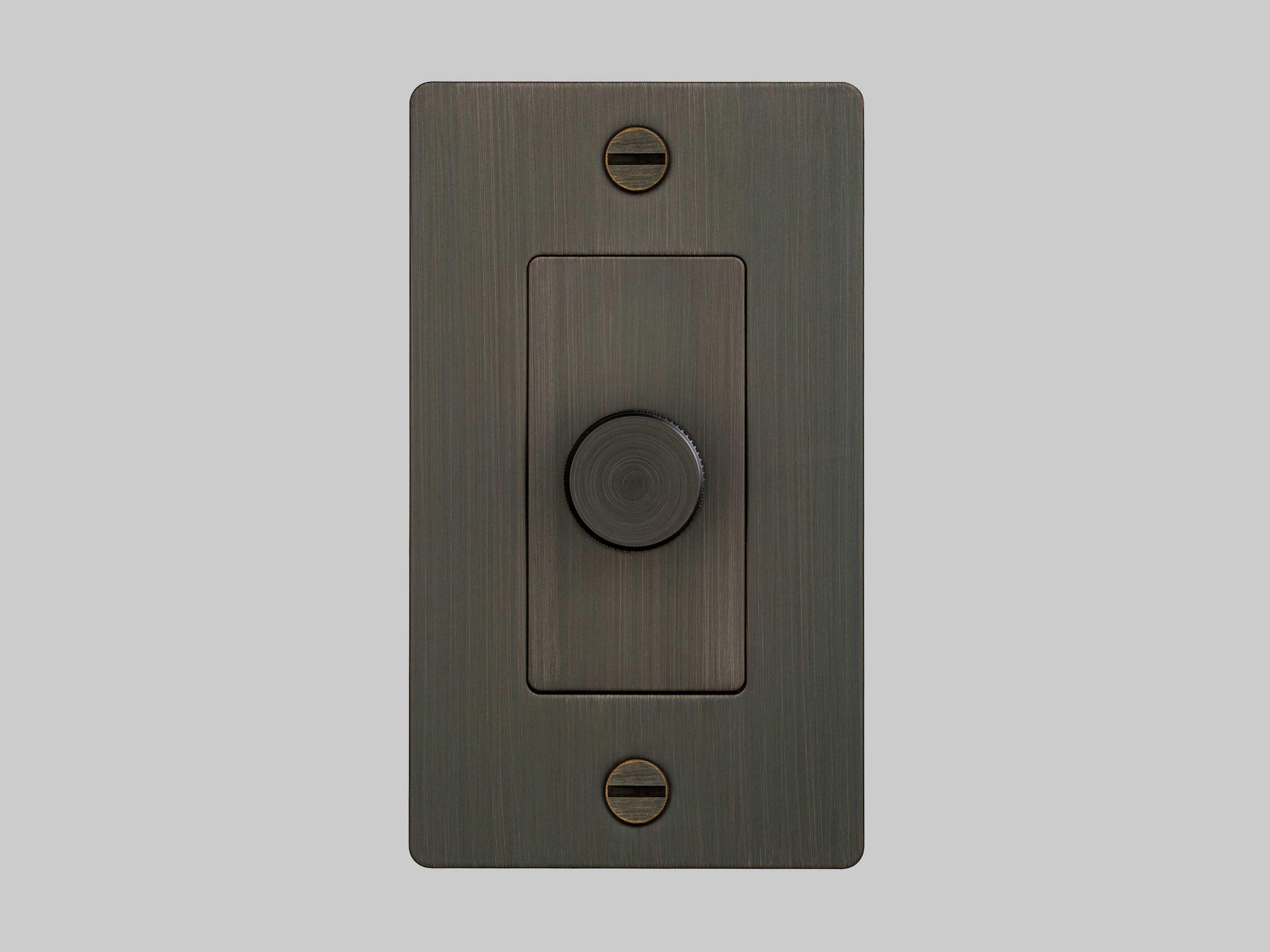Buster + Punch Smoked Bronze Cross Dimmer Switch