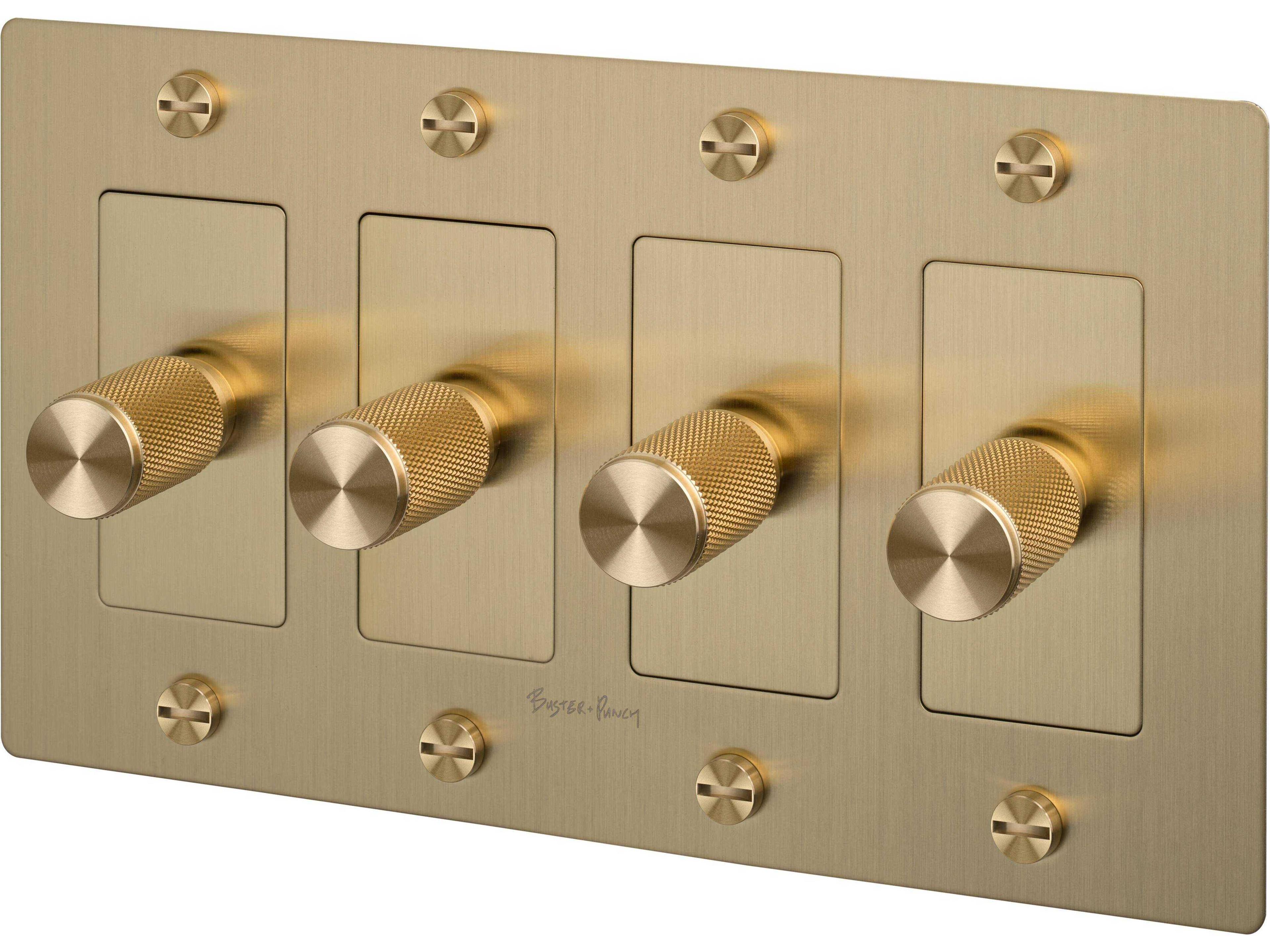 4G Brass Cross Dimmer
