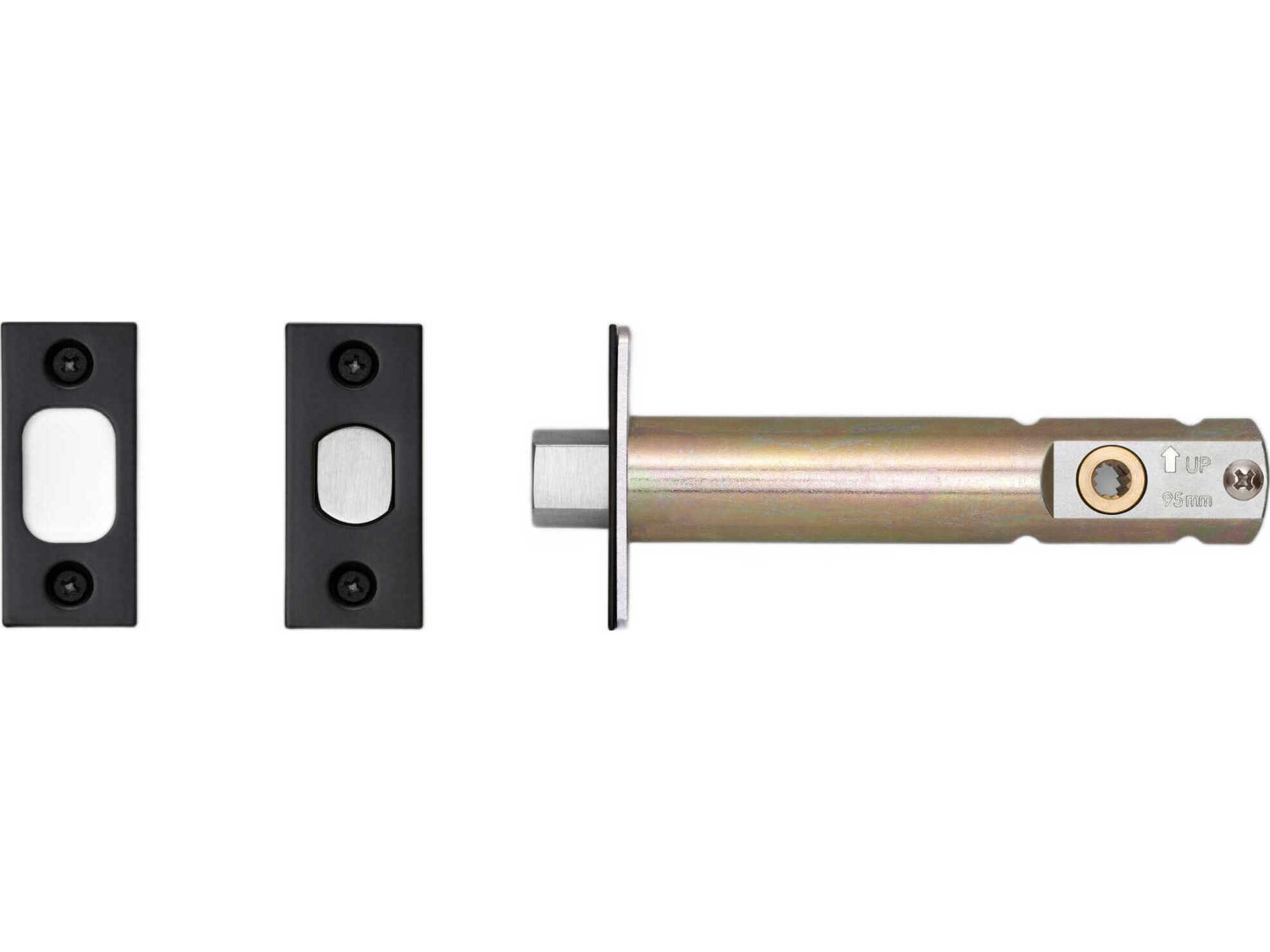 Black 3-3/4" Thumbturn Lock Privacy Bolt