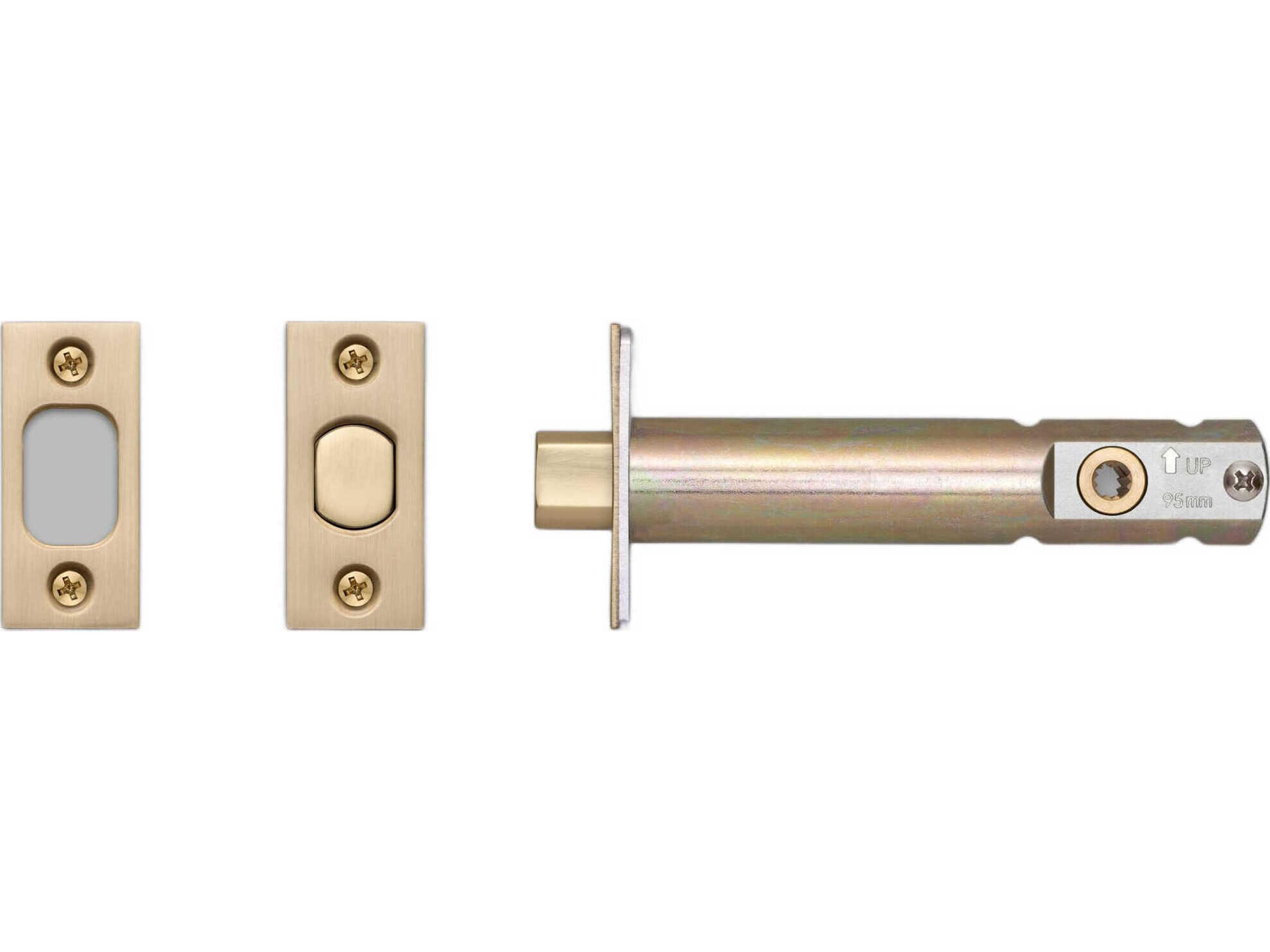 Brass 3-3/4" Thumbturn Lock Privacy Bolt