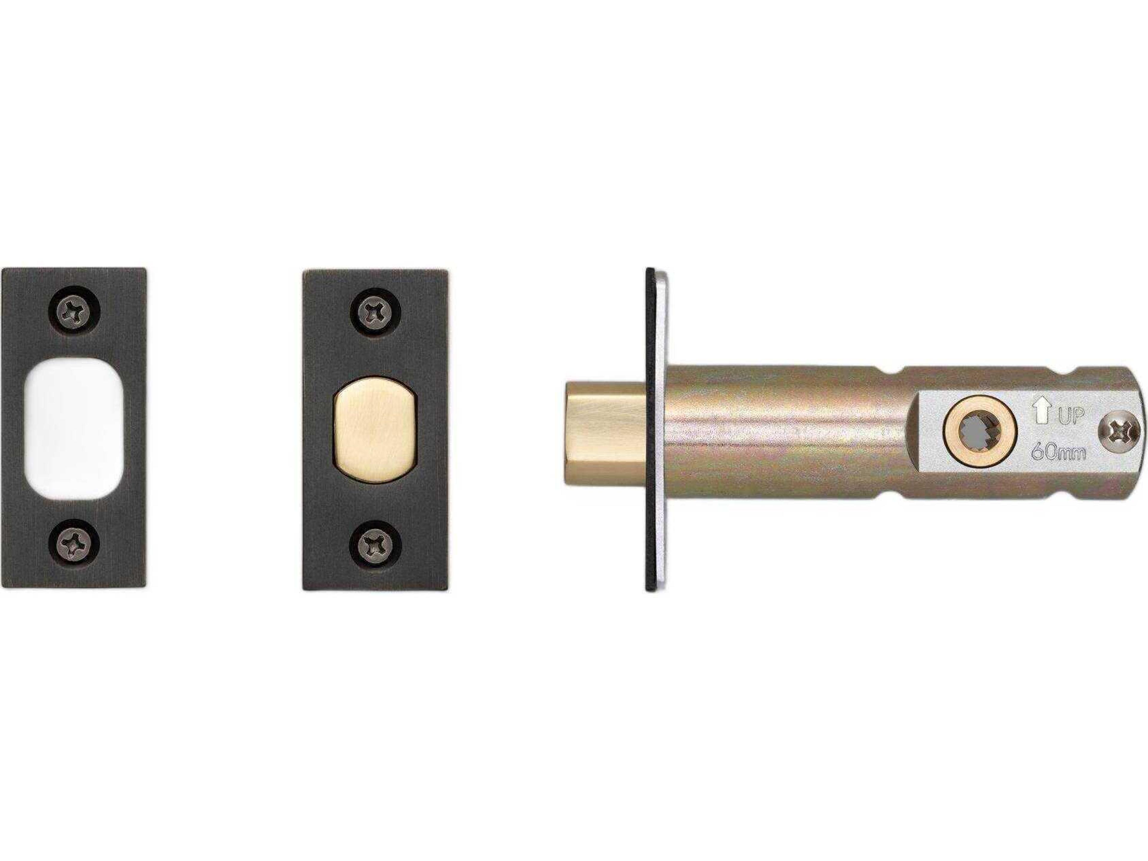 Gun Metal 2-3/8" Thumbturn Lock Privacy Bolt