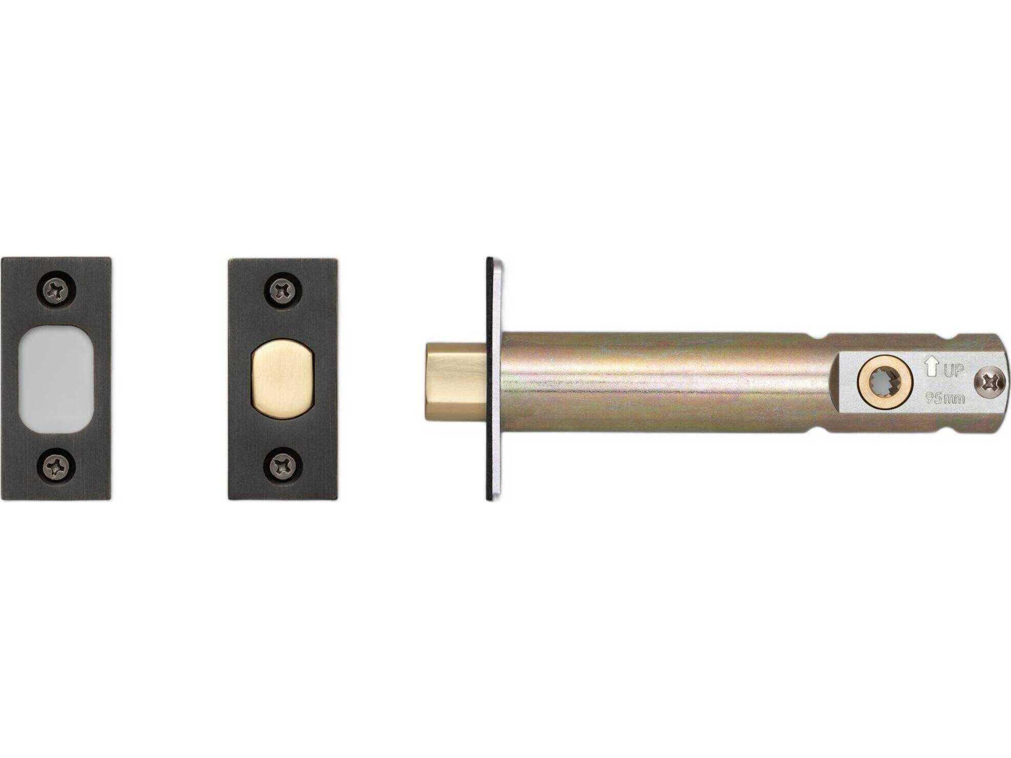 Gun Metal 3-3/4" Thumbturn Lock Privacy Bolt