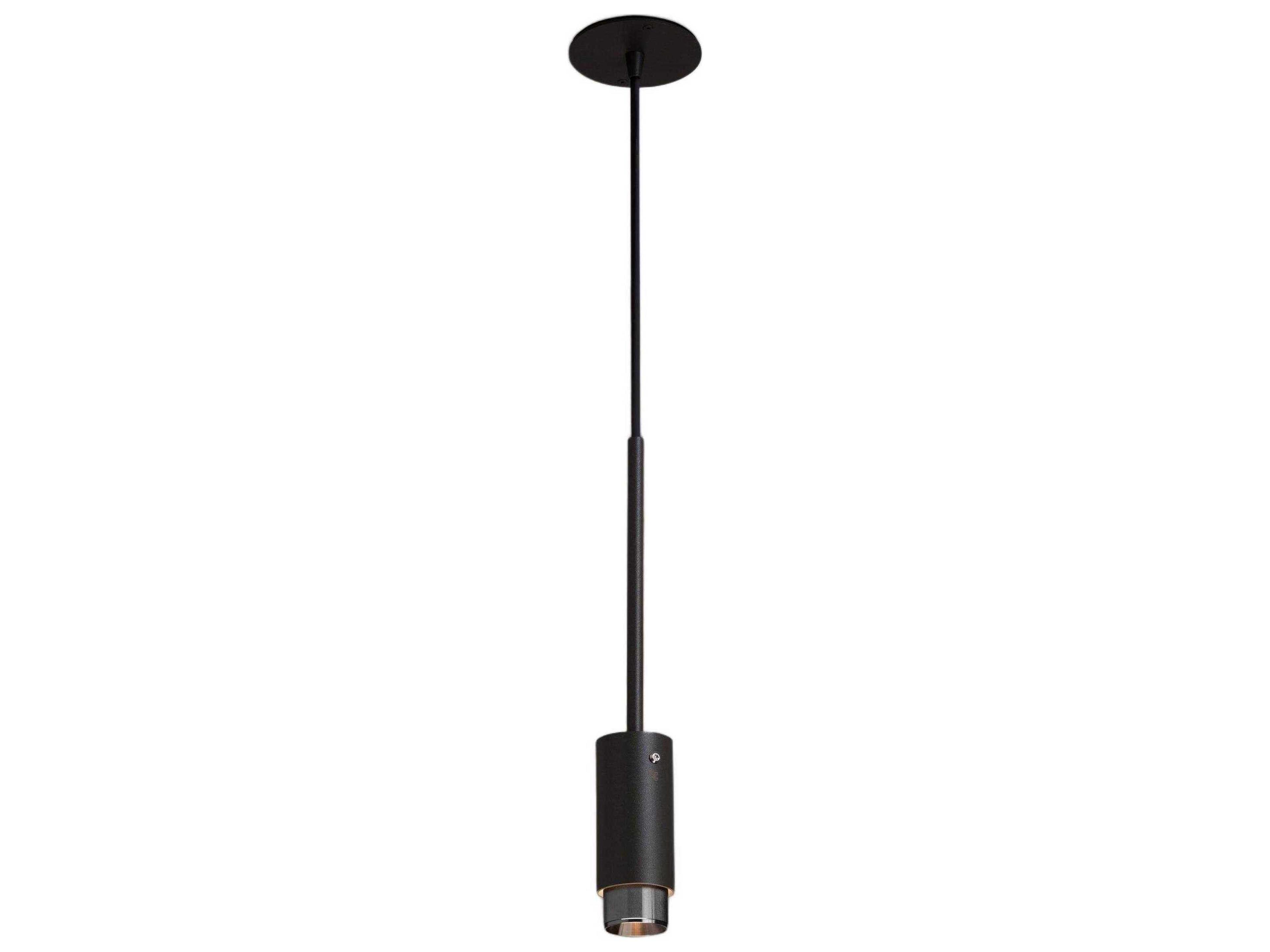 Buster + Punch Exhaust 1-Light Steel Black Cylinder Mini Pendant