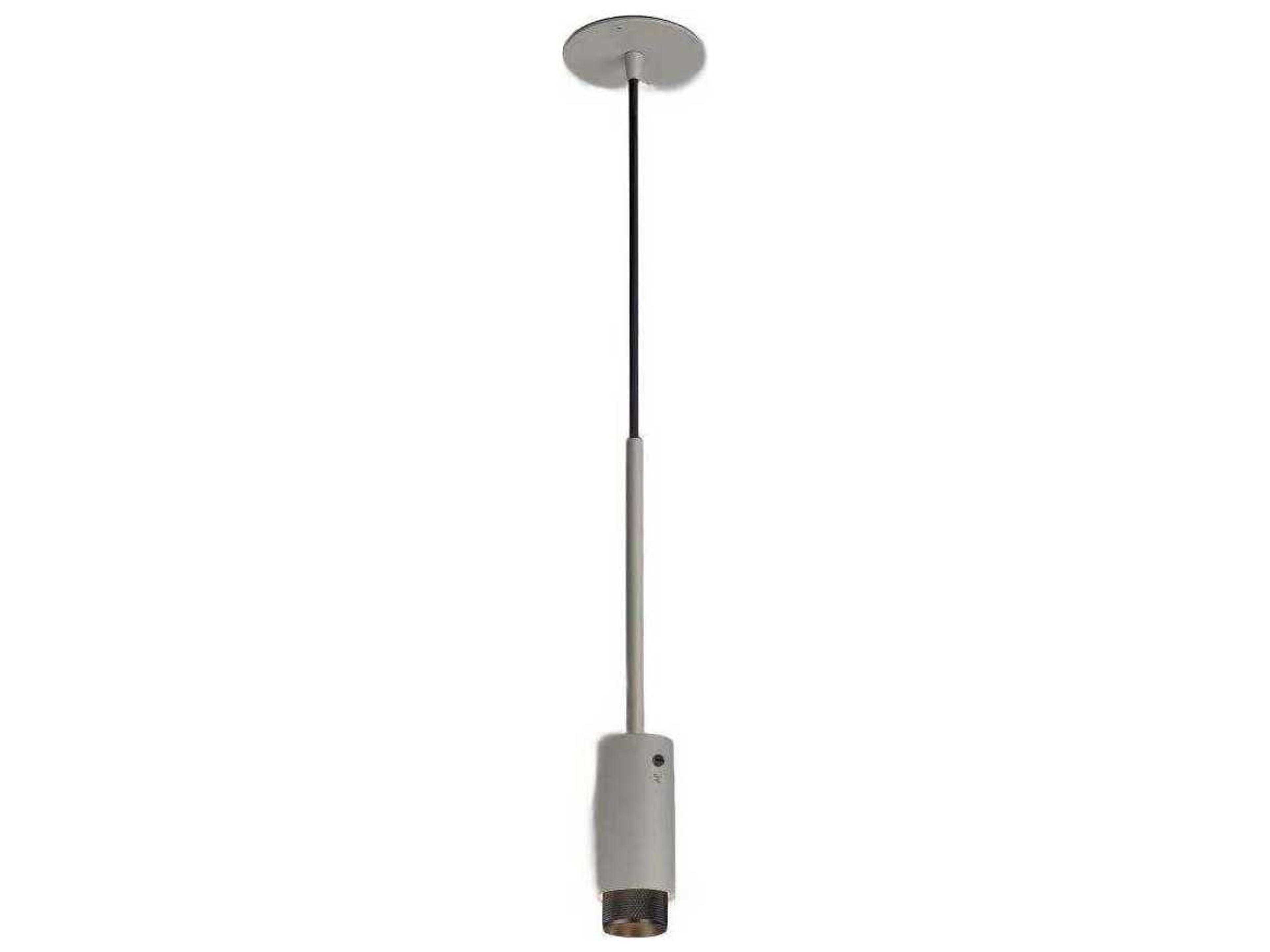 Exhaust 1-Light Black Gray Cylinder Mini Pendant
