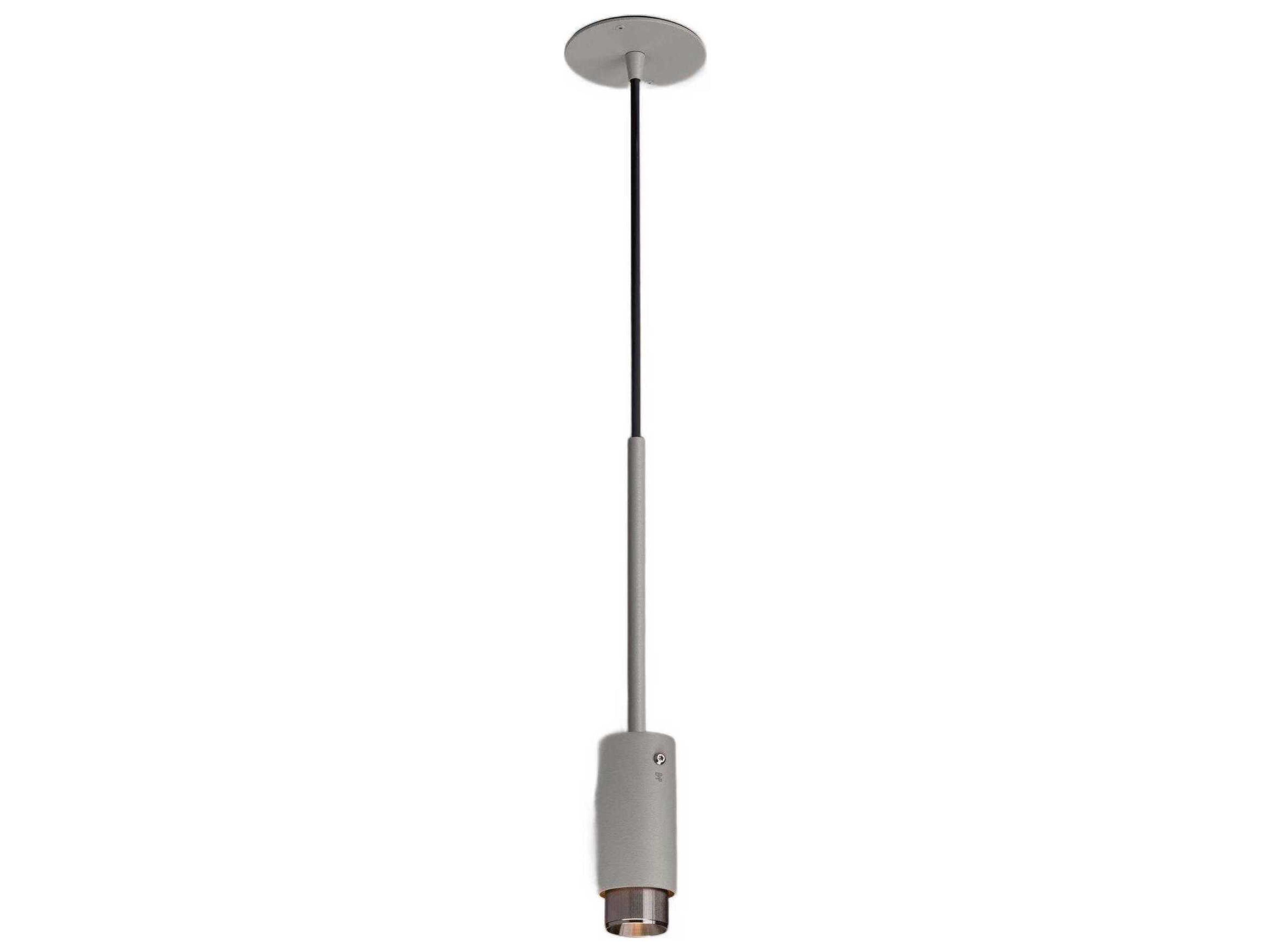 Buster + Punch Exhaust 1-Light Steel Gray Cylinder Mini Pendant