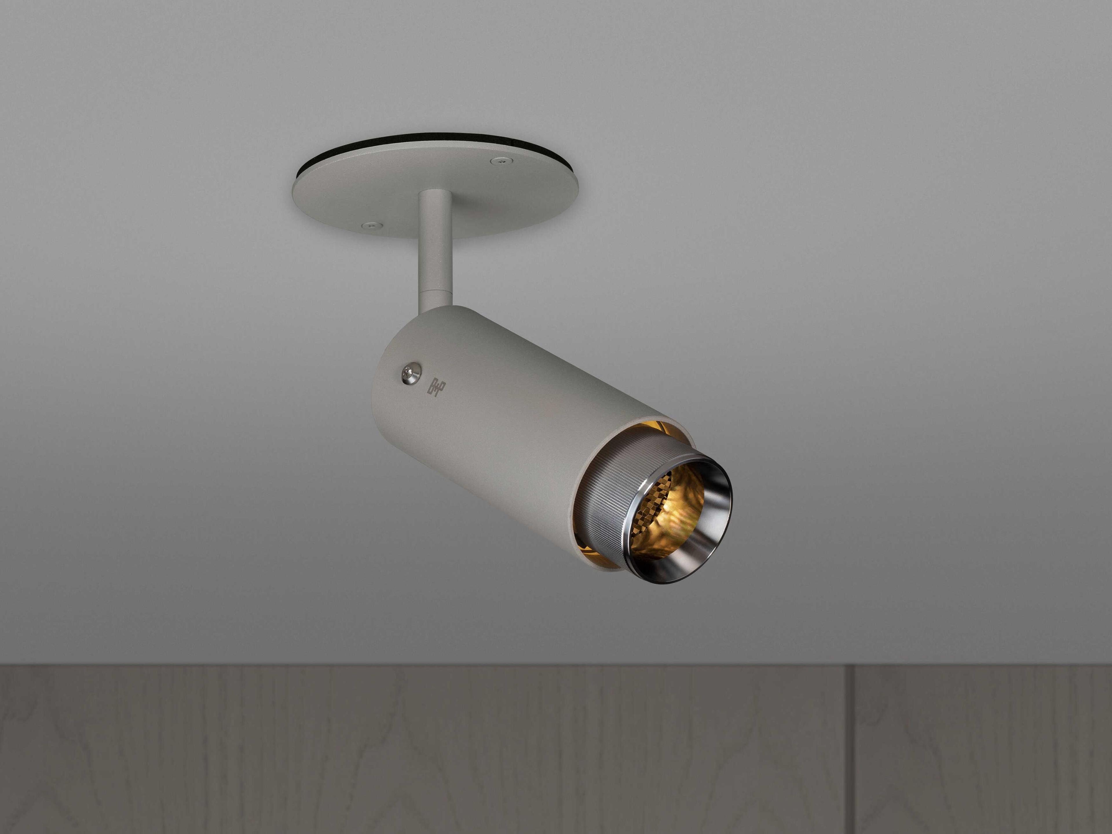 Buster + Punch Exhaust 1-Light Steel Gray Cylinder Spot Light