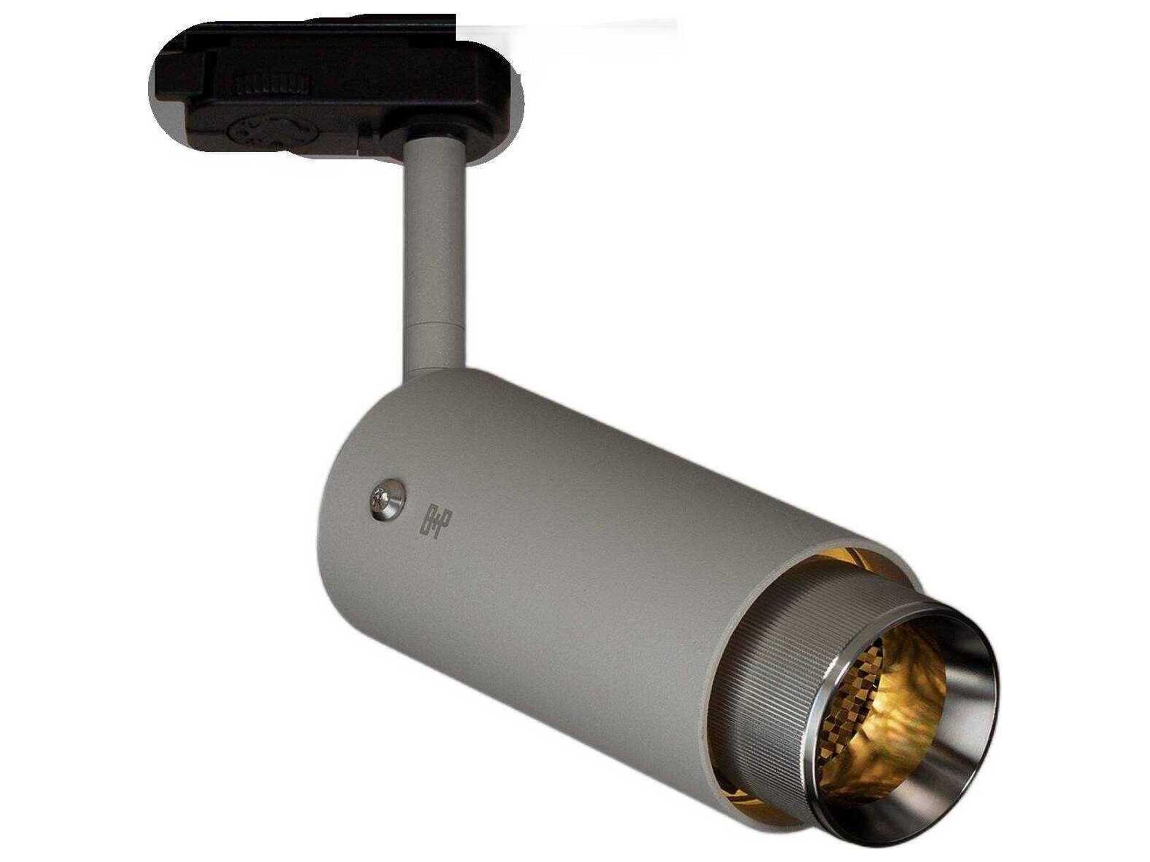 Buster + Punch Exhaust 1-Light Steel Gray Cylinder Track & Rail Light