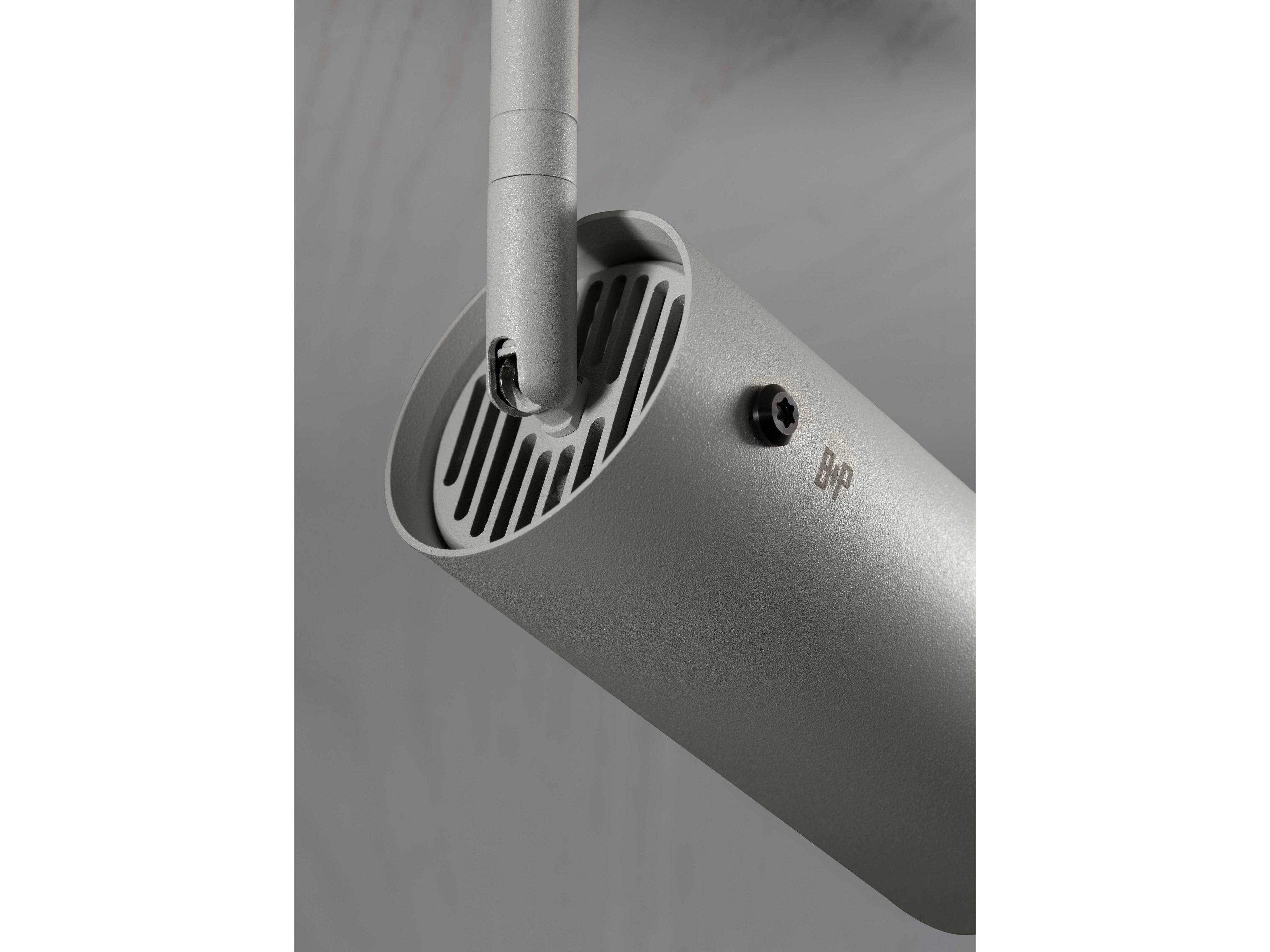 Buster + Punch Exhaust 1-Light Gun Metal Gray Cylinder Spot Light