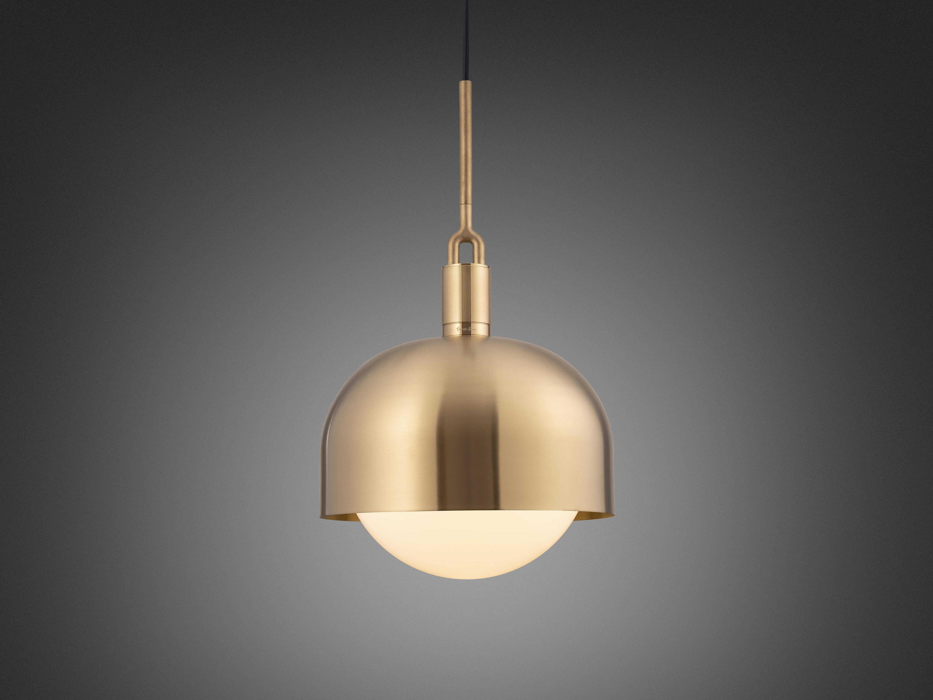 Buster + Punch Forked 1-Light Brass Pendant