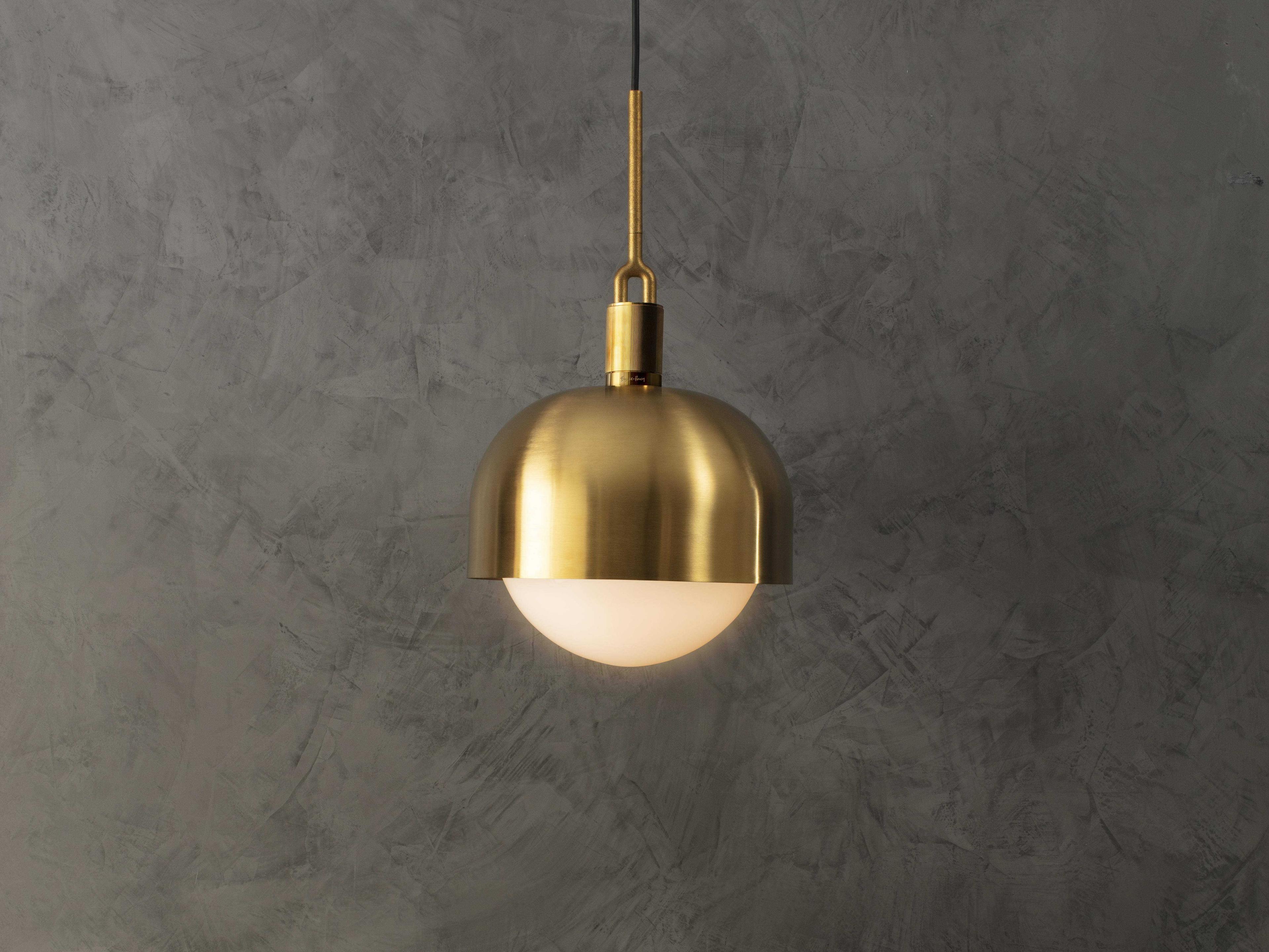 Buster + Punch Forked 1-Light Brass Pendant