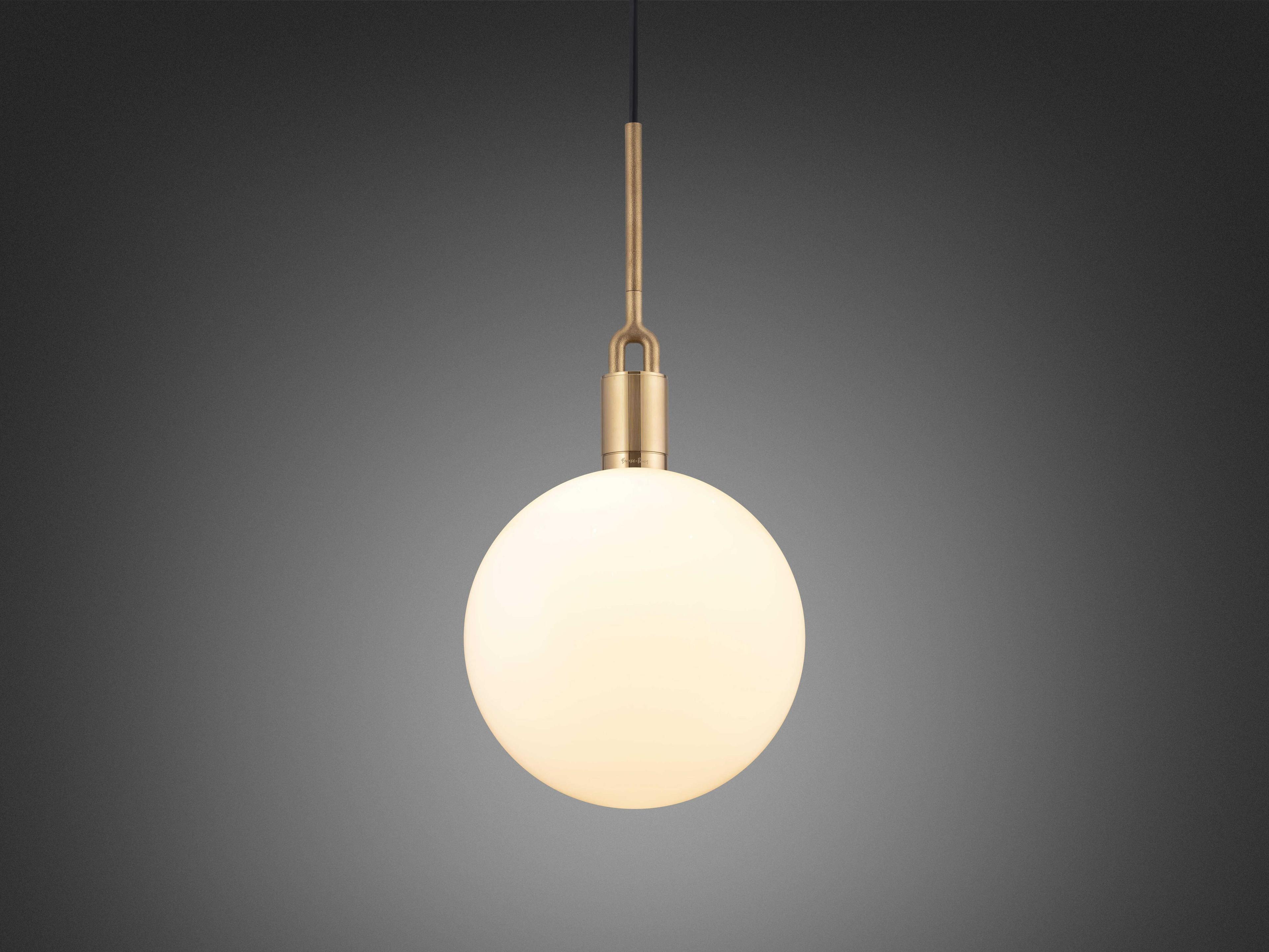 Buster + Punch Forked 1-Light Brass Globe Mini Pendant