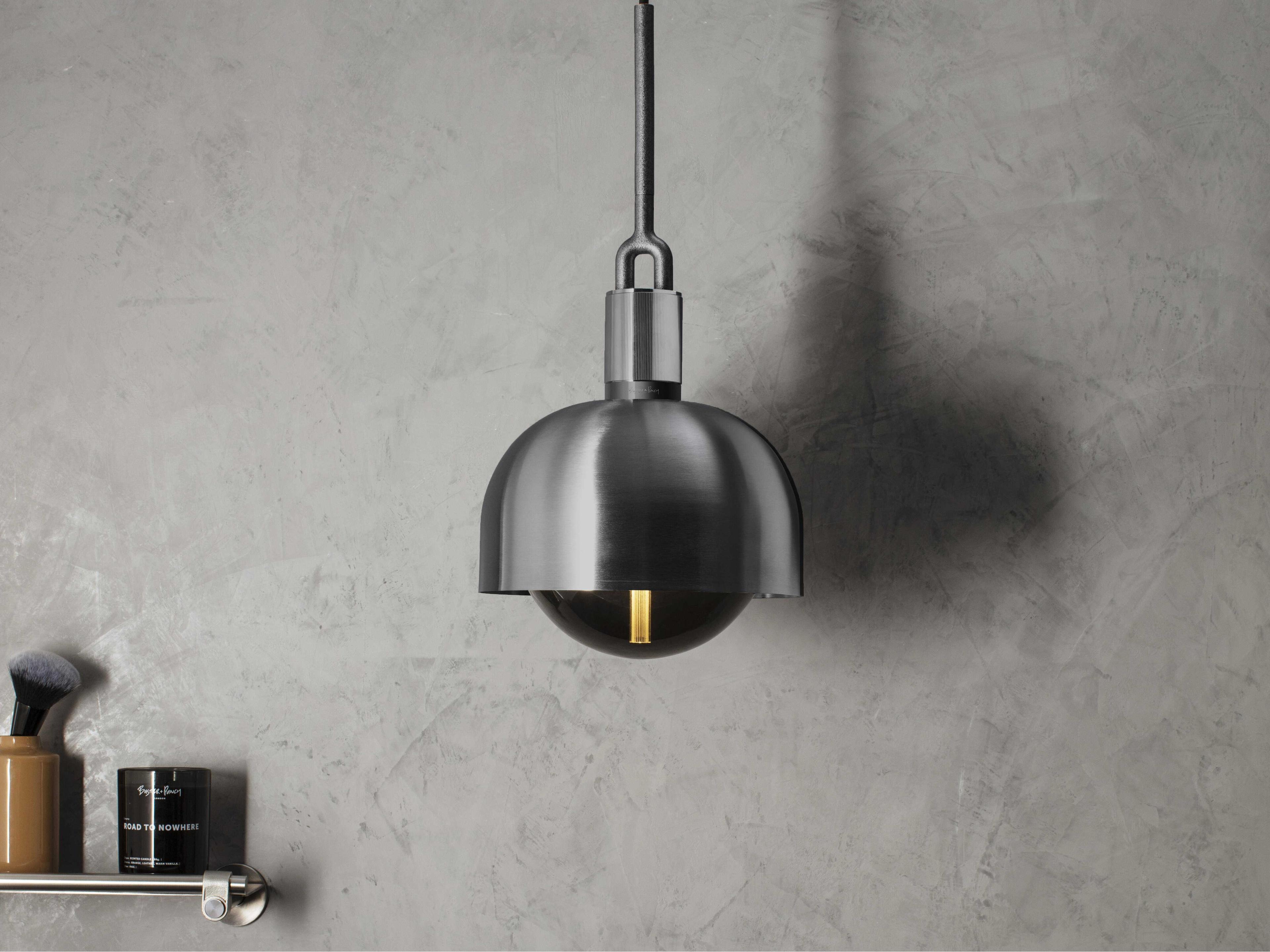 Buster + Punch Forked 1-Light Steel Mini Pendant
