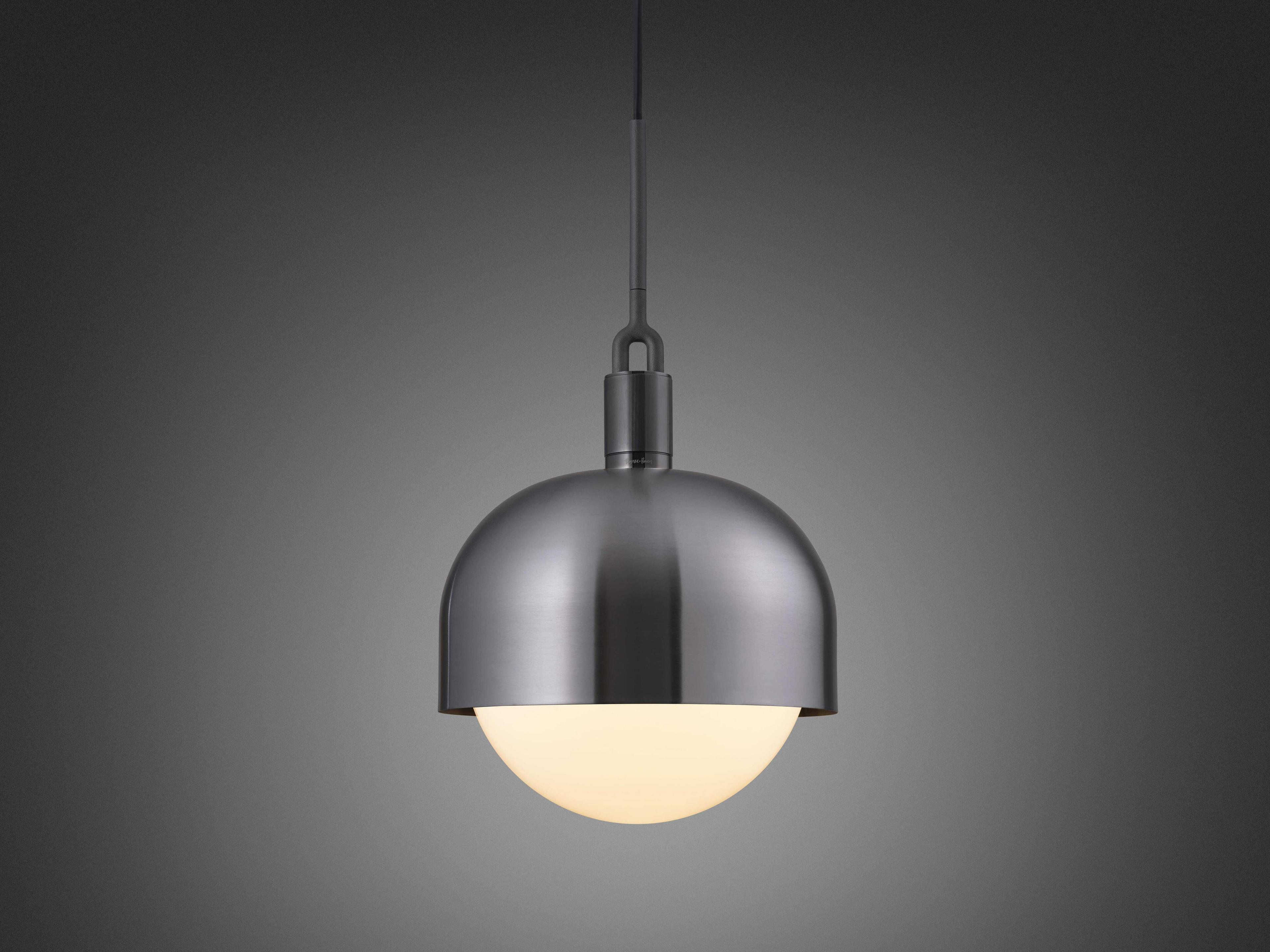 Buster + Punch Forked 1-Light Gun Metal Gunmetal Pendant