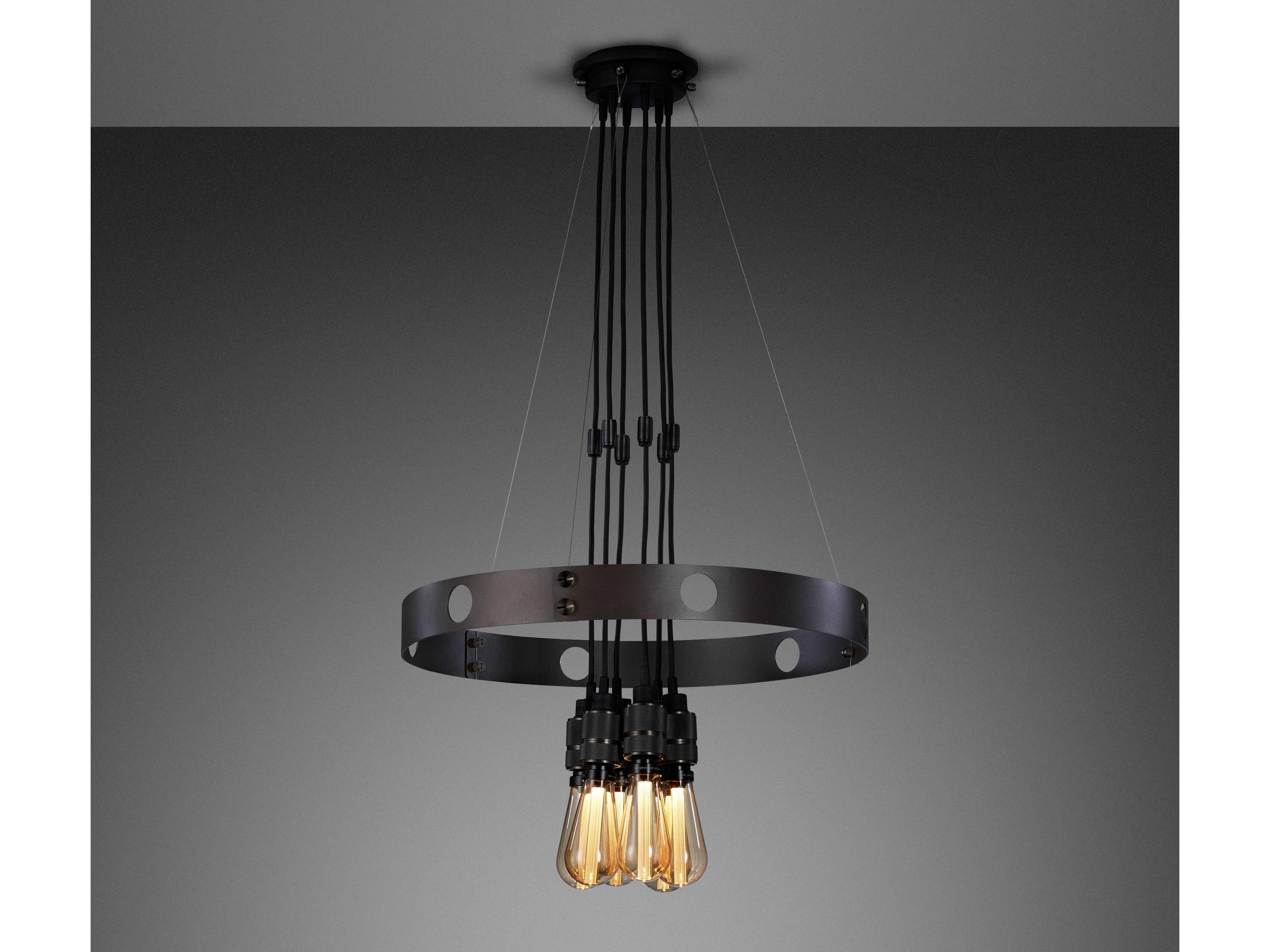 Buster + Punch Hero 6-Light Smoked Bronze Pendant