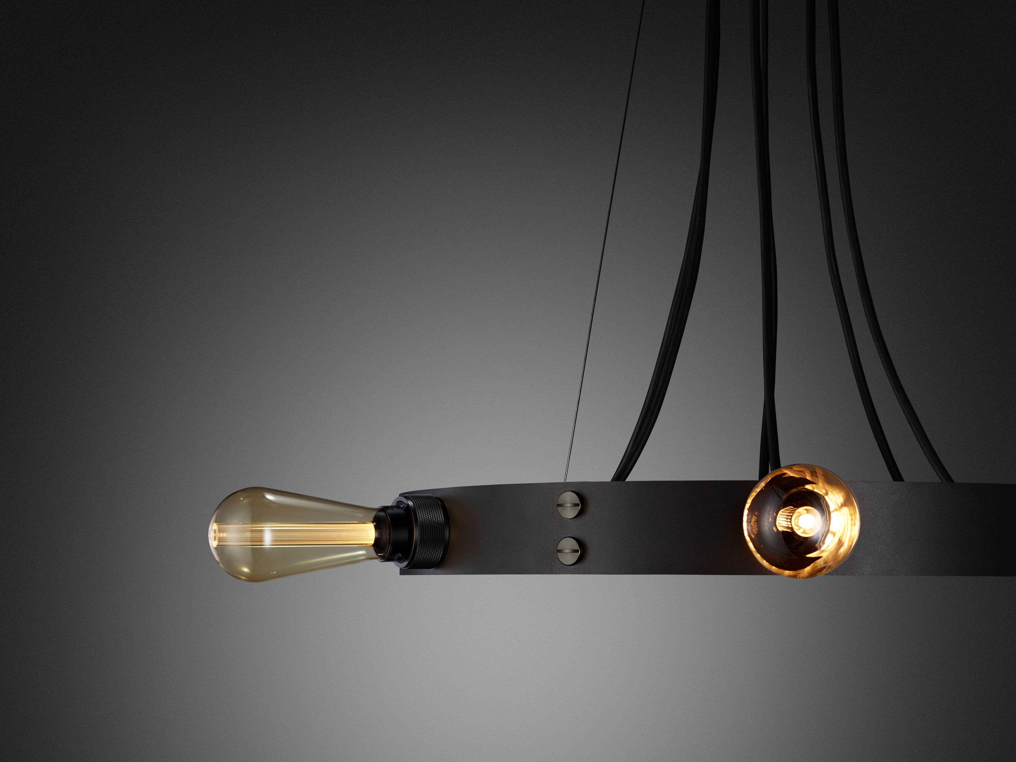 Buster + Punch Hero 6-Light Smoked Bronze Pendant