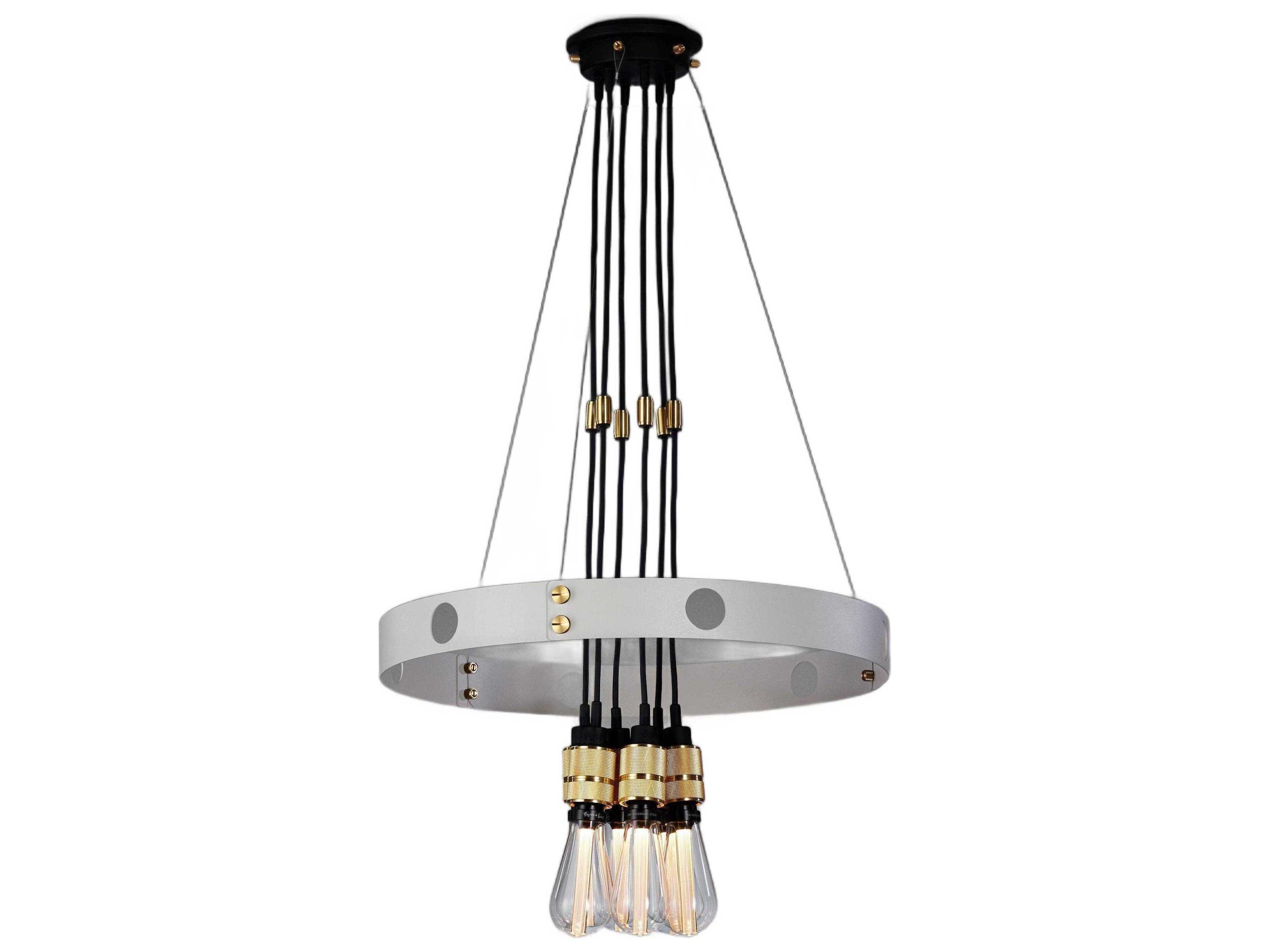 Hero 6-Light Brass Pendant