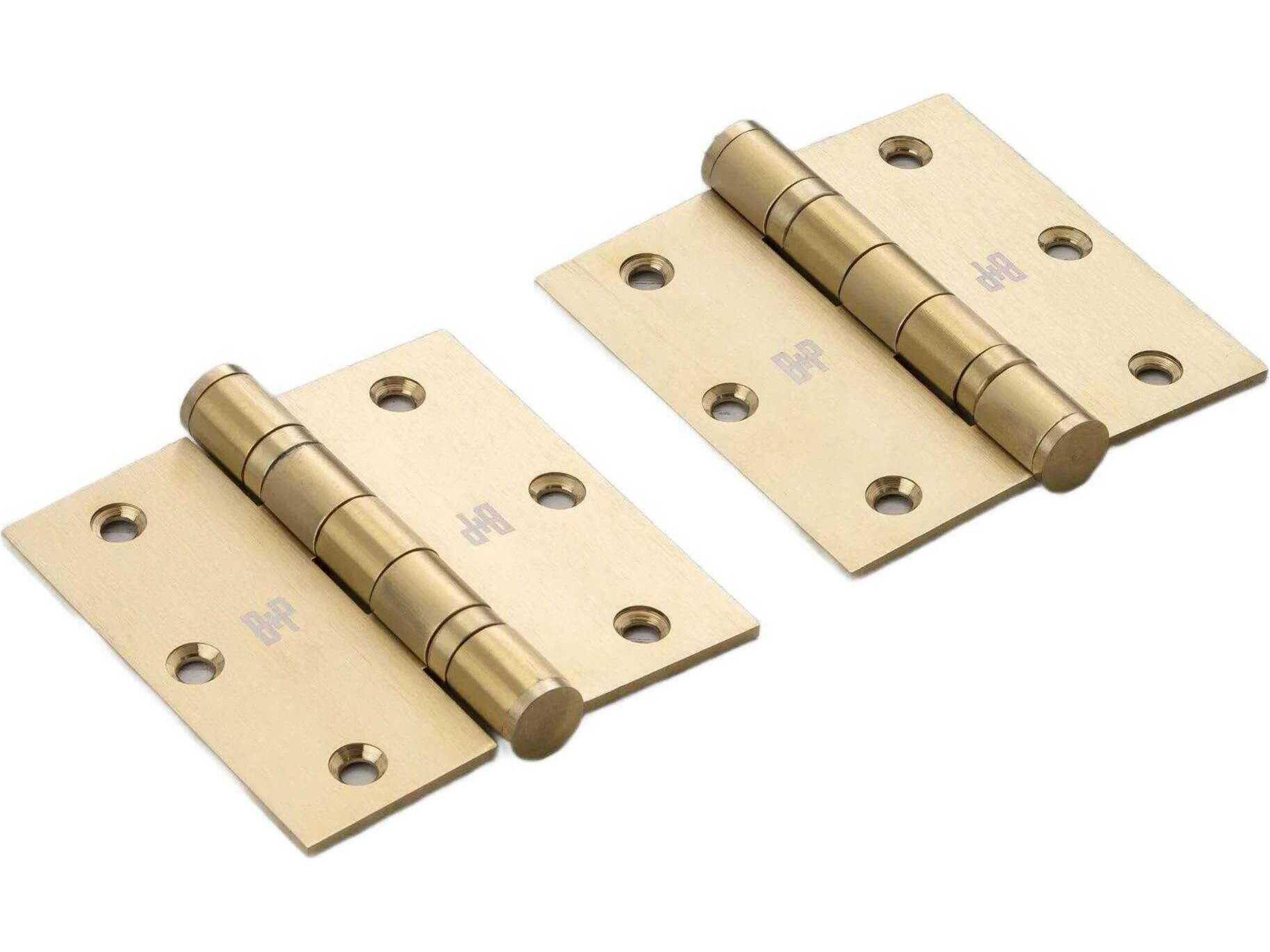 Brass 3.5" x 3.5" Door Hinge