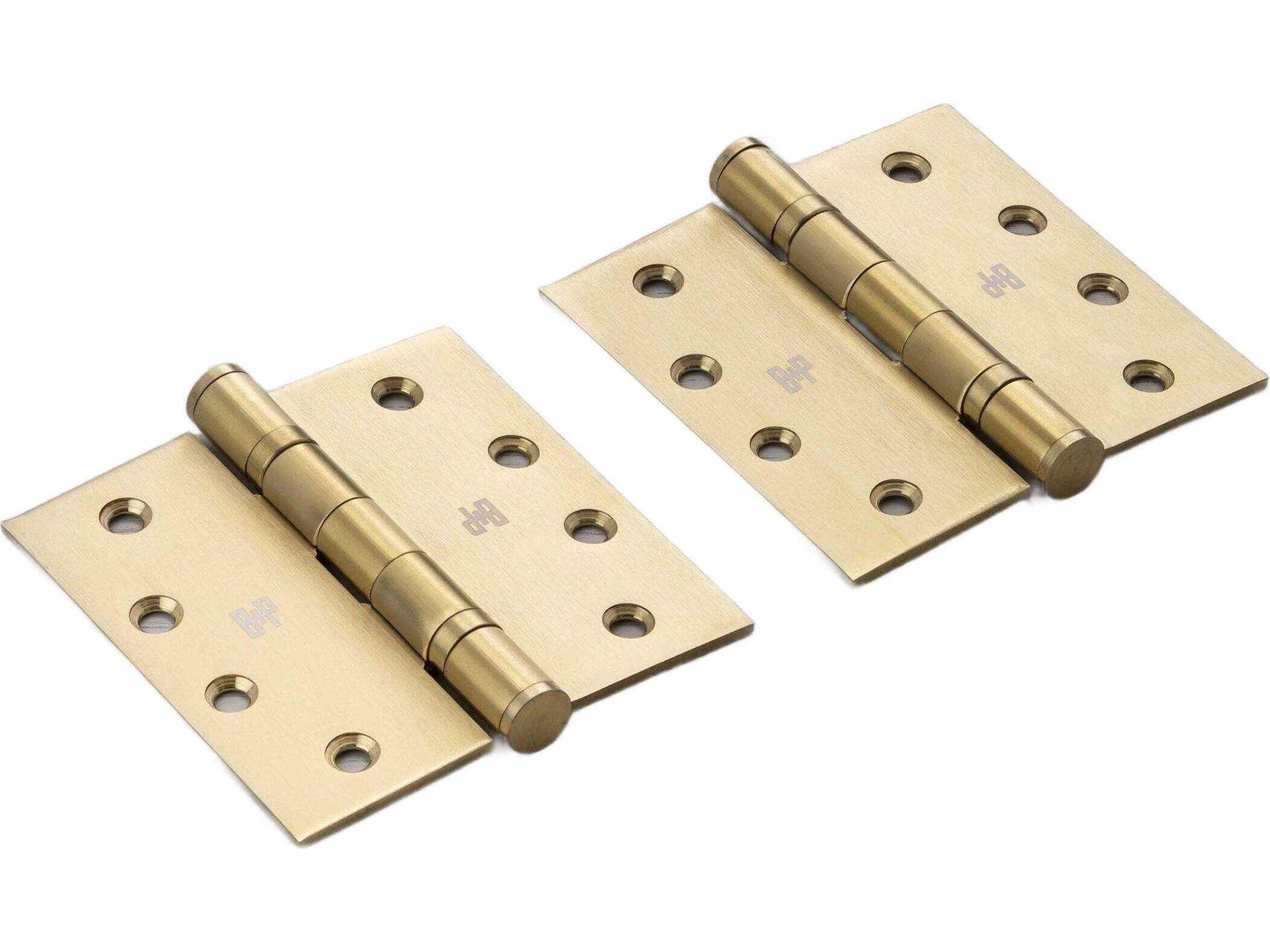 Brass 4" x 4" Door Hinge