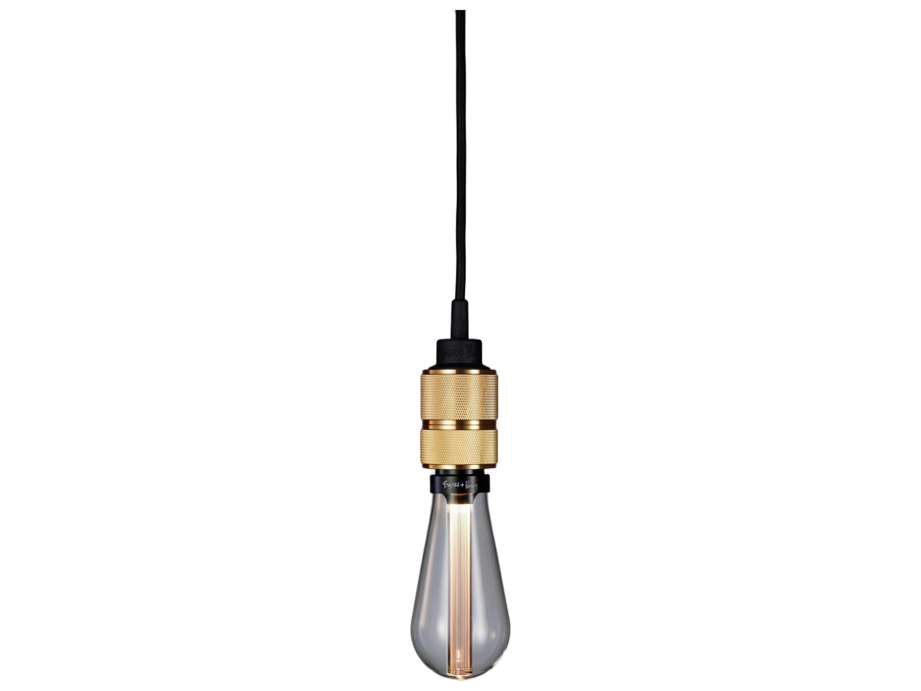 Buster + Punch Hooked 1-Light Brass Mini Pendant