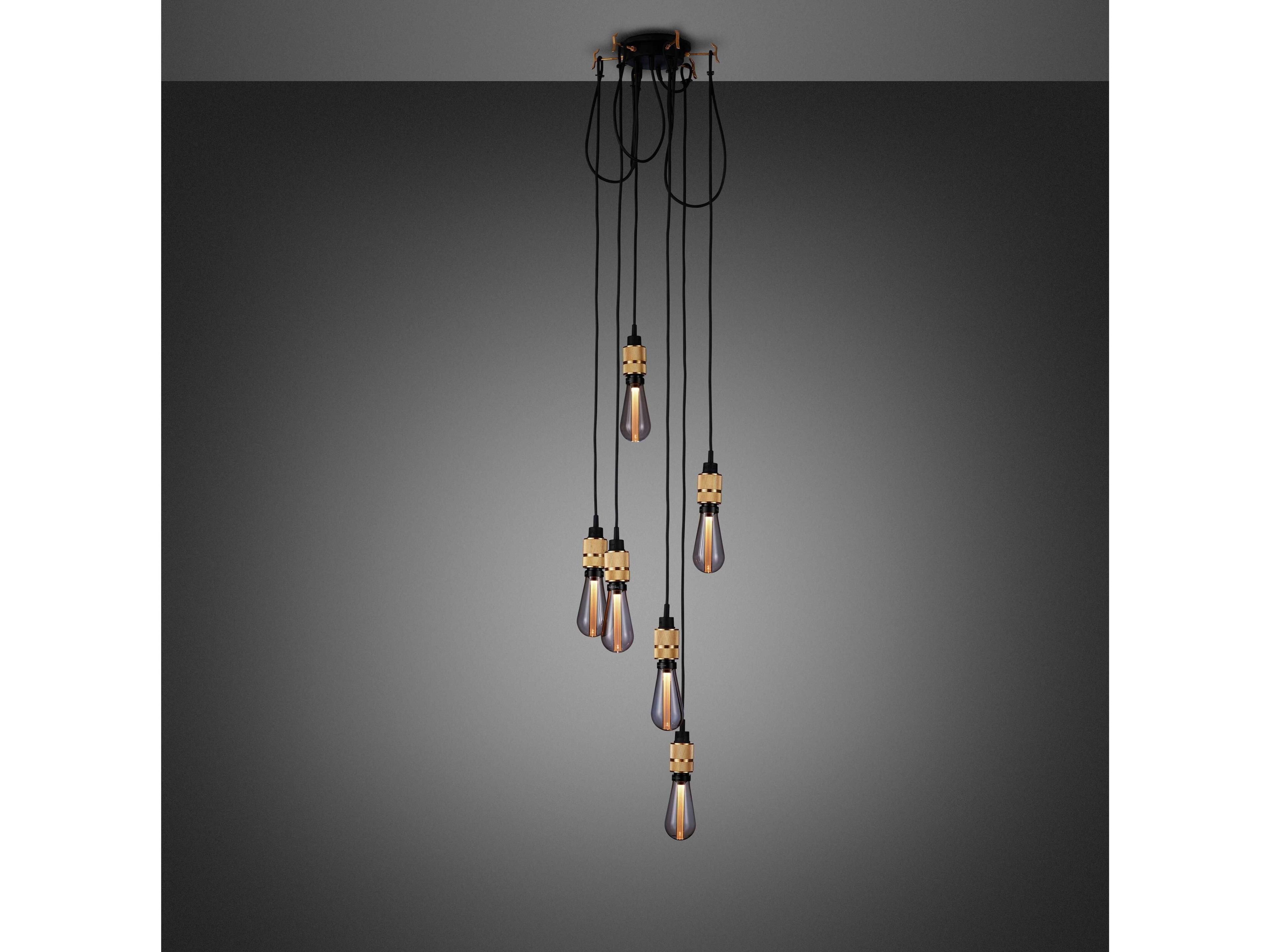 Buster + Punch Hooked 6-Light Brass Mini Pendant