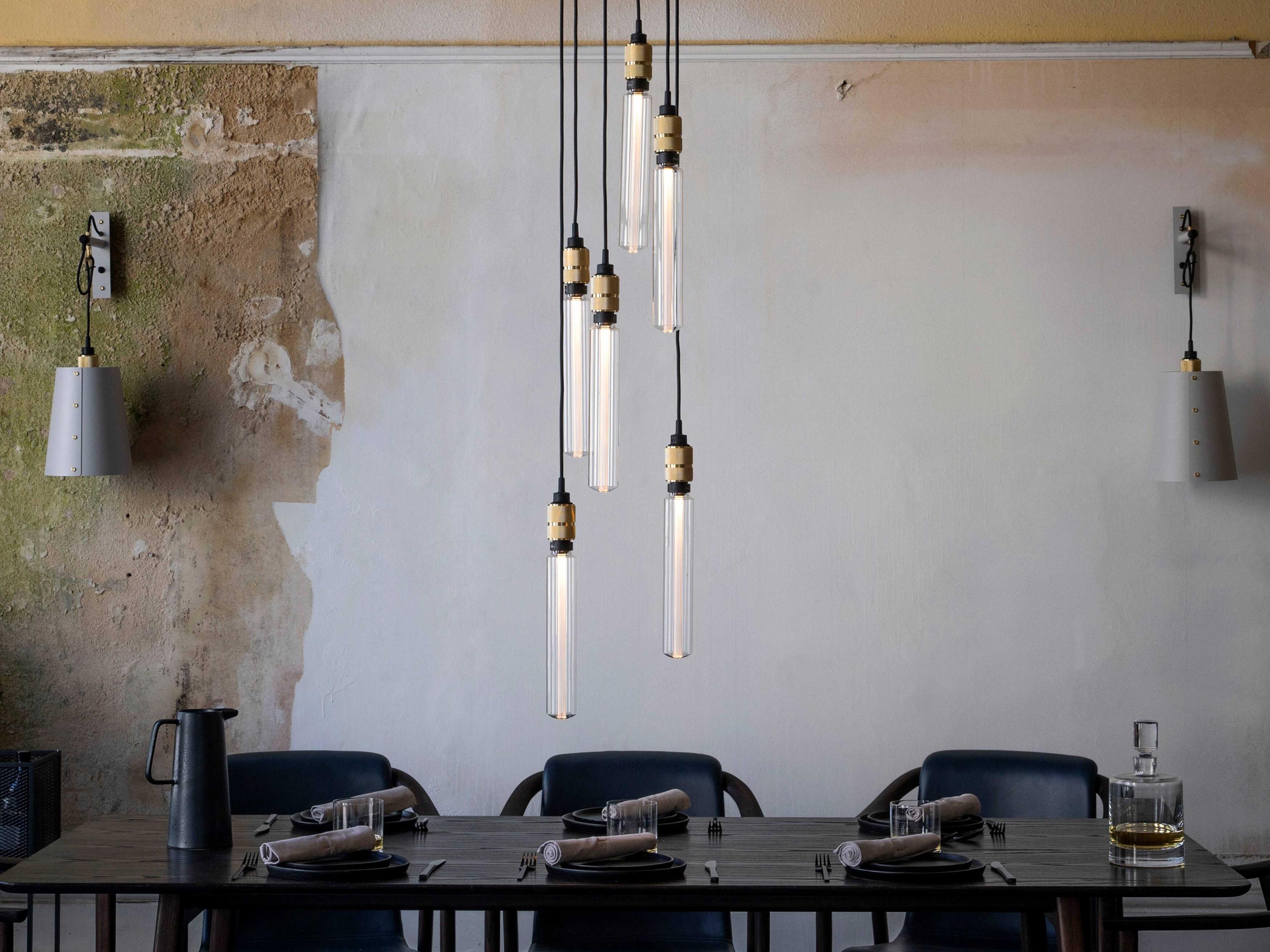 Buster + Punch Hooked 6-Light Brass Mini Pendant