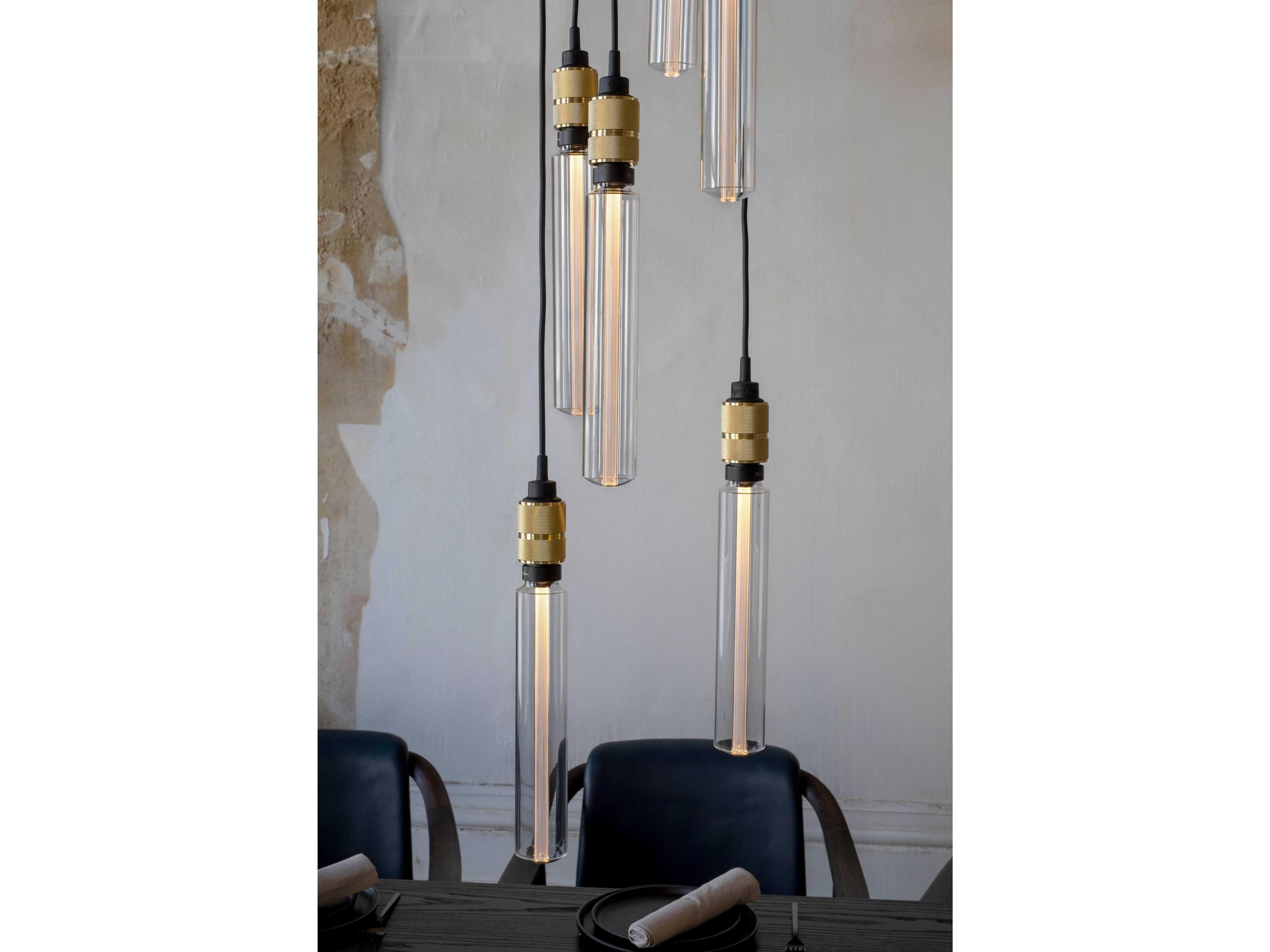 Buster + Punch Hooked 6-Light Smoked Bronze Mini Pendant